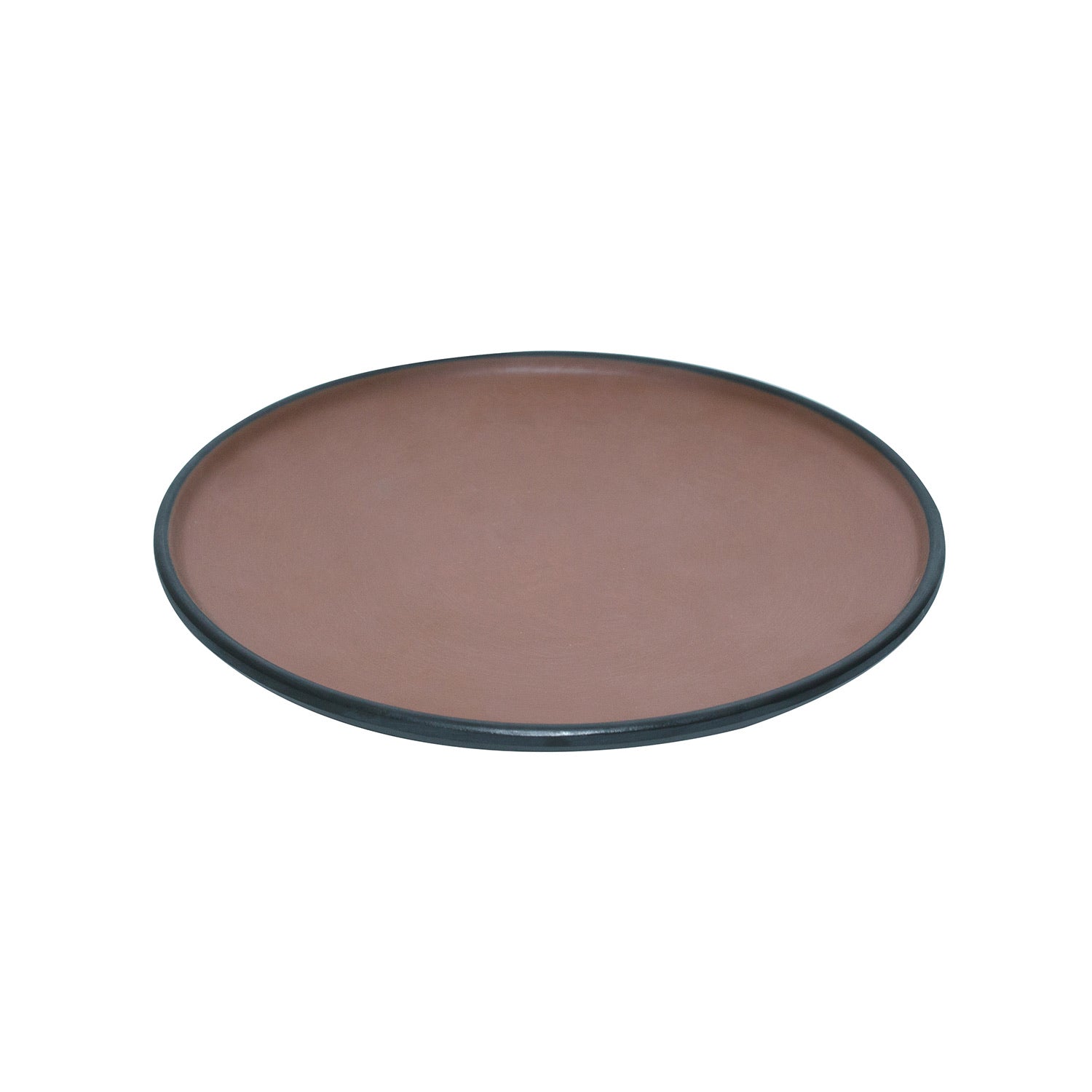 COUCOU Round Coupe Plate 167mm - Brown & Black