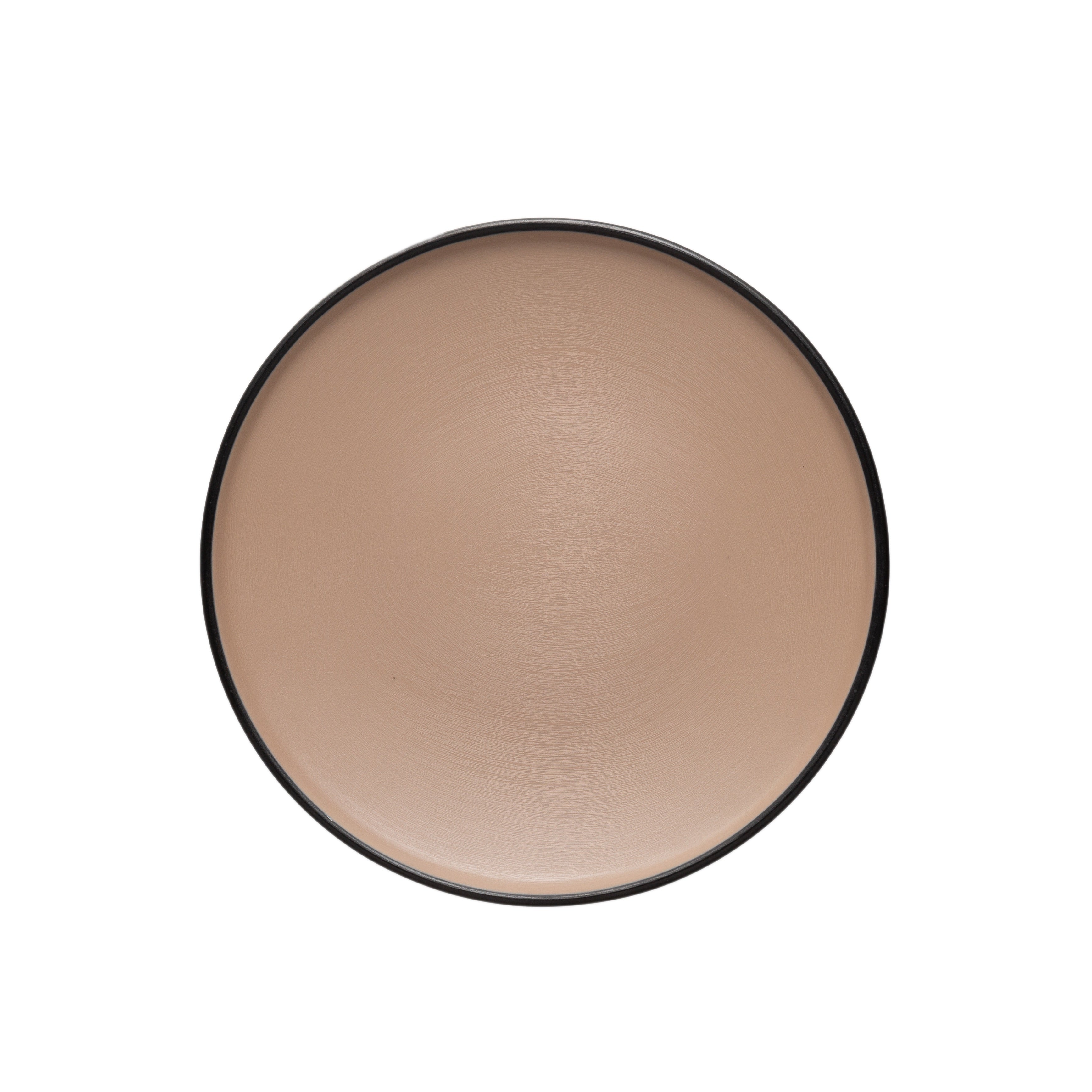 COUCOU Round Coupe Plate 167mm - Beige & Black