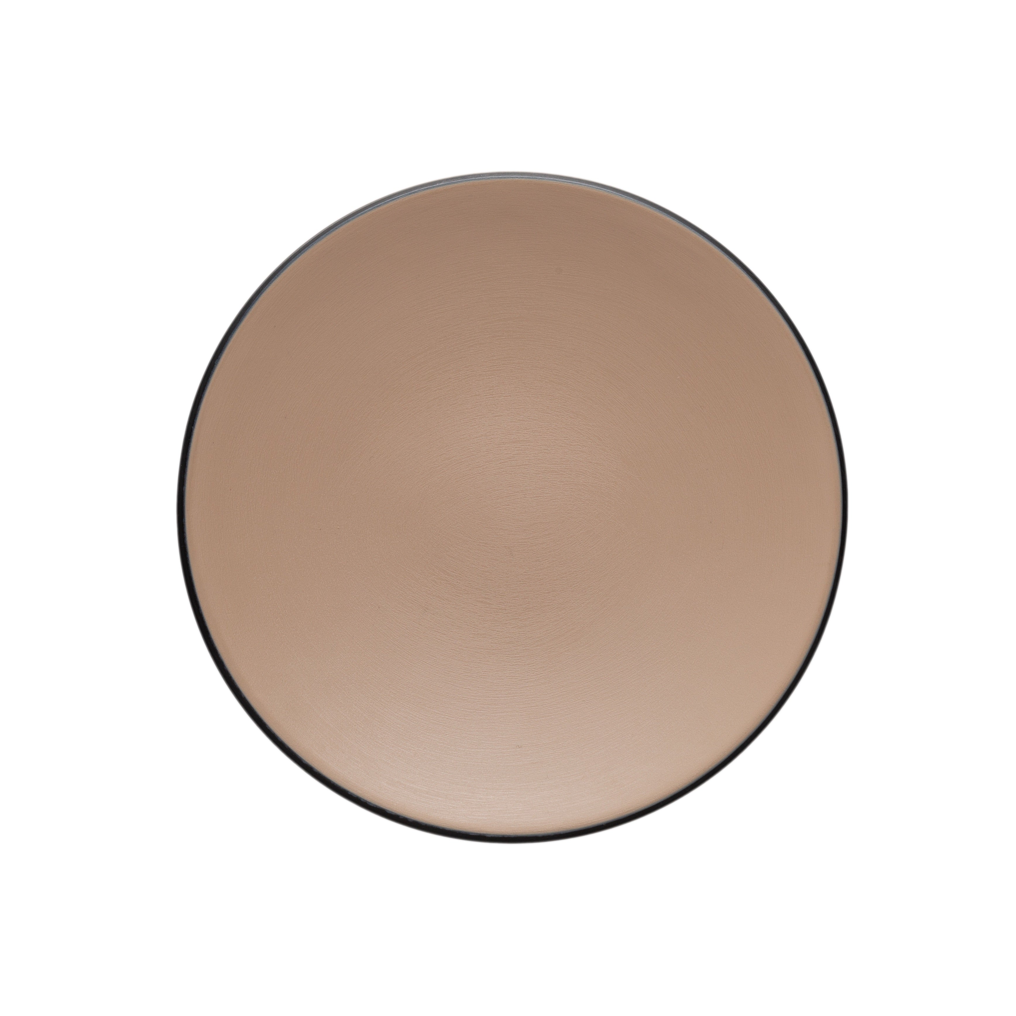 COUCOU Round Coupe Plate 180mm - Beige & Black