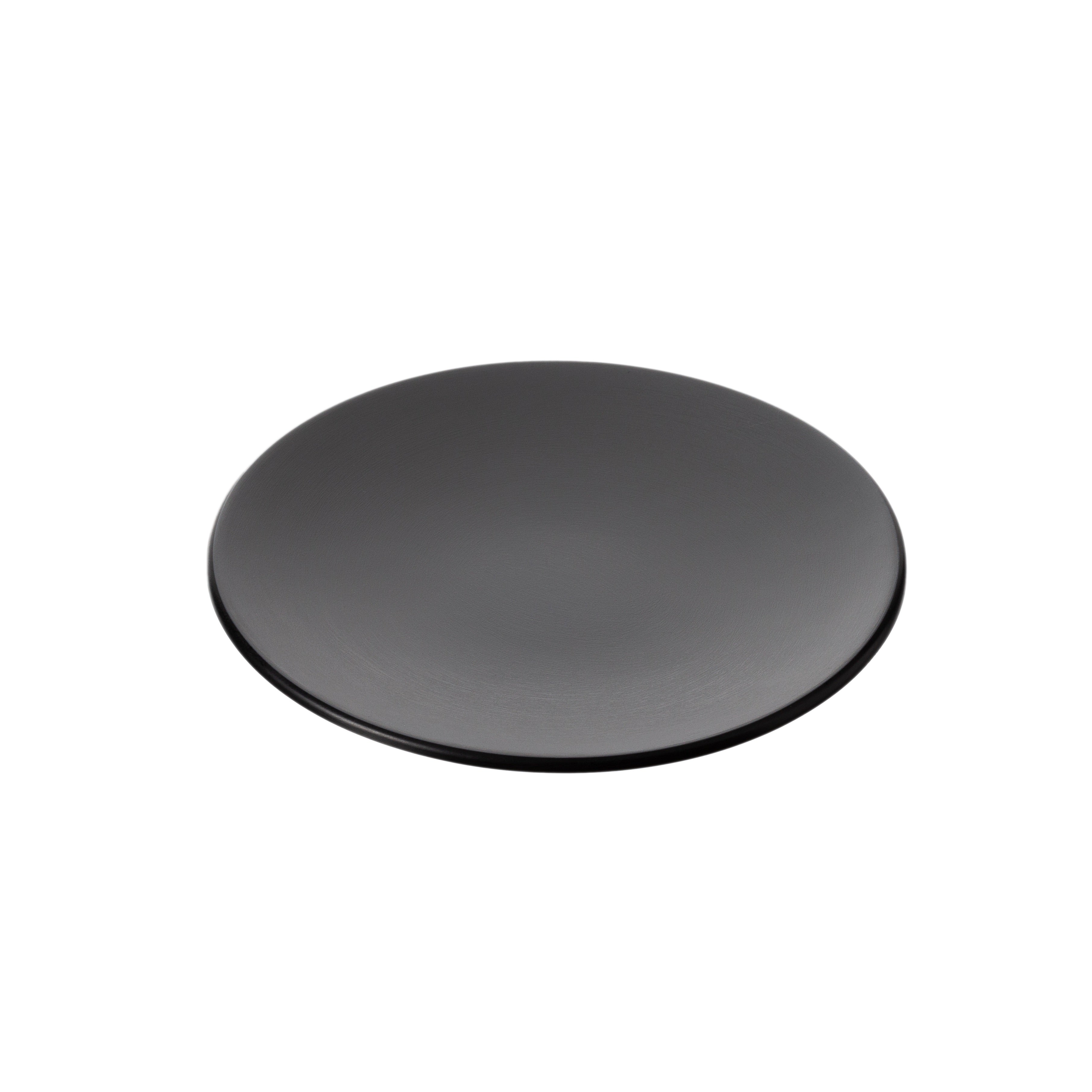 COUCOU Round Coupe Plate 180mm - Grey & Black