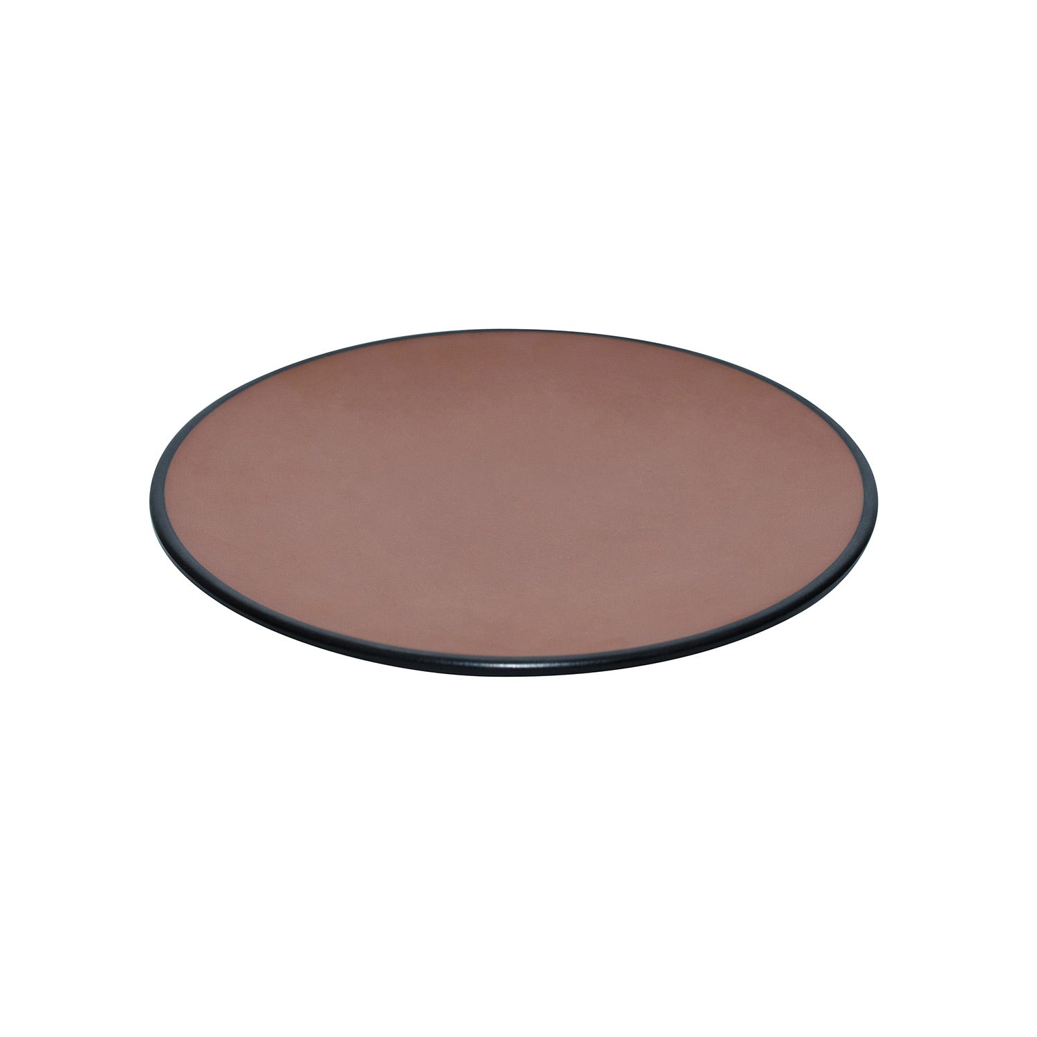 COUCOU Round Coupe Plate 205mm - Brown & Black