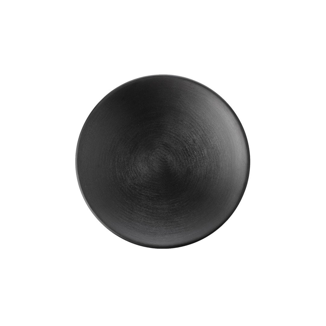 COUCOU Round Coupe Plate 205mm - Black & Black