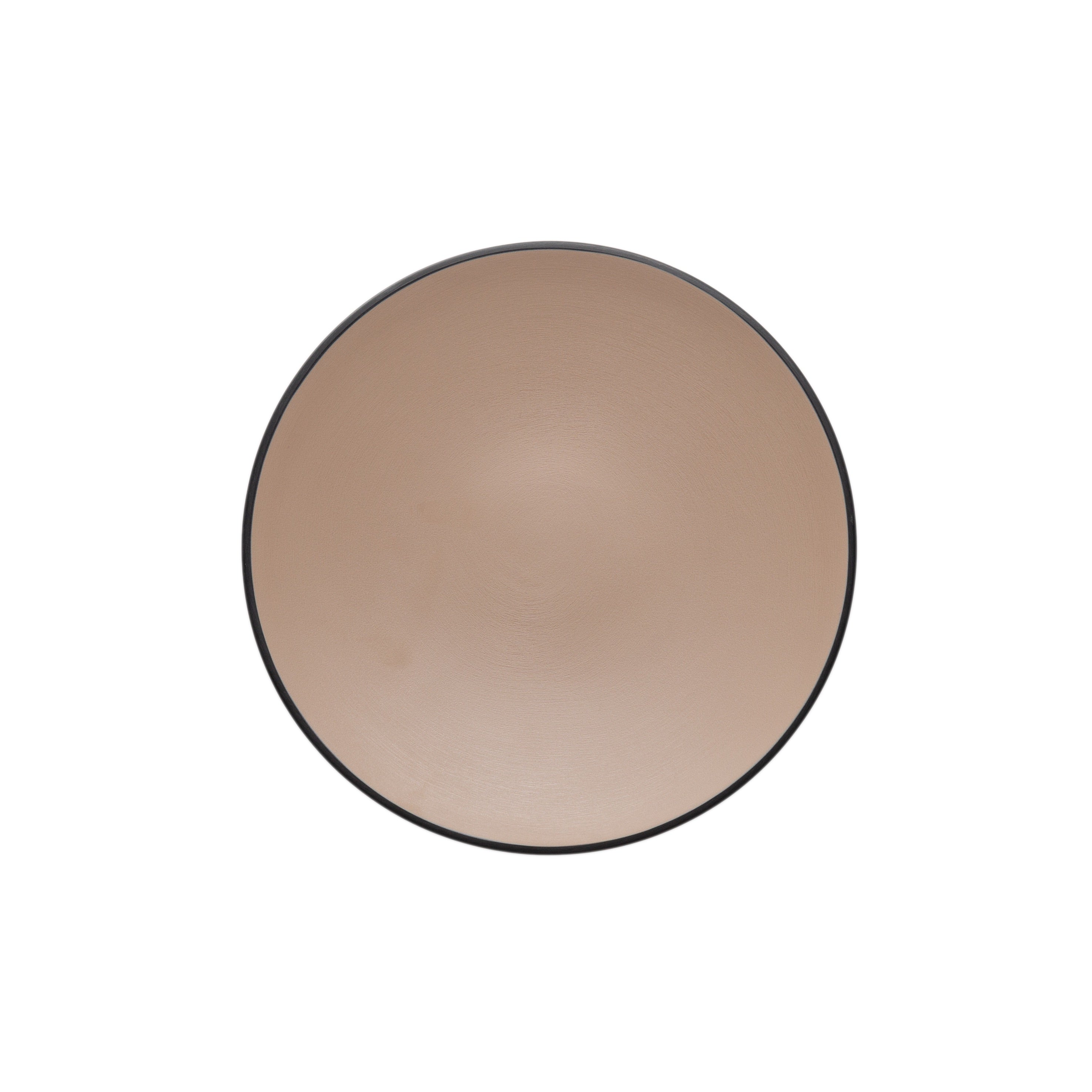 COUCOU Round Coupe Plate 205mm - Beige & Black