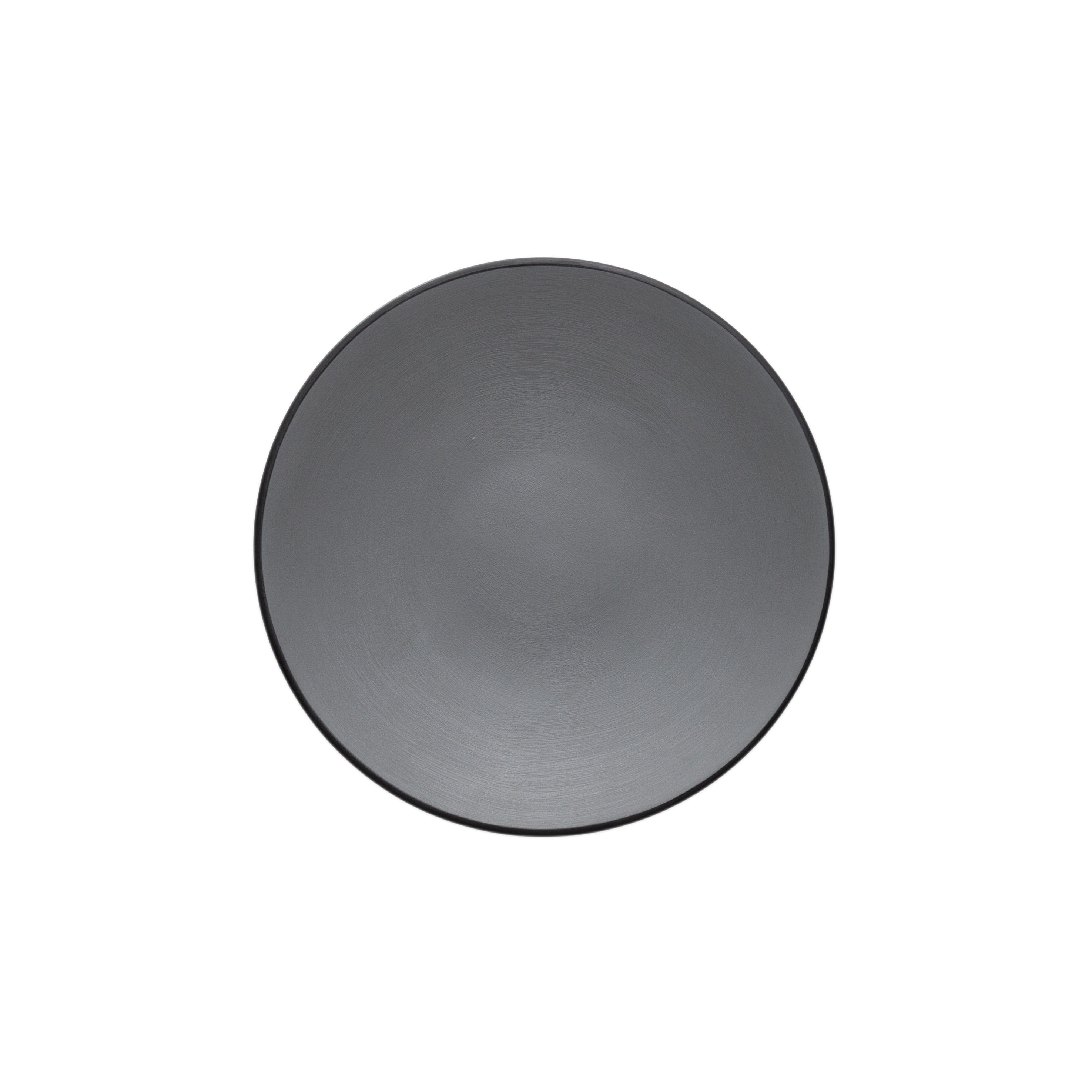 COUCOU Round Coupe Plate 205mm - Grey & Black