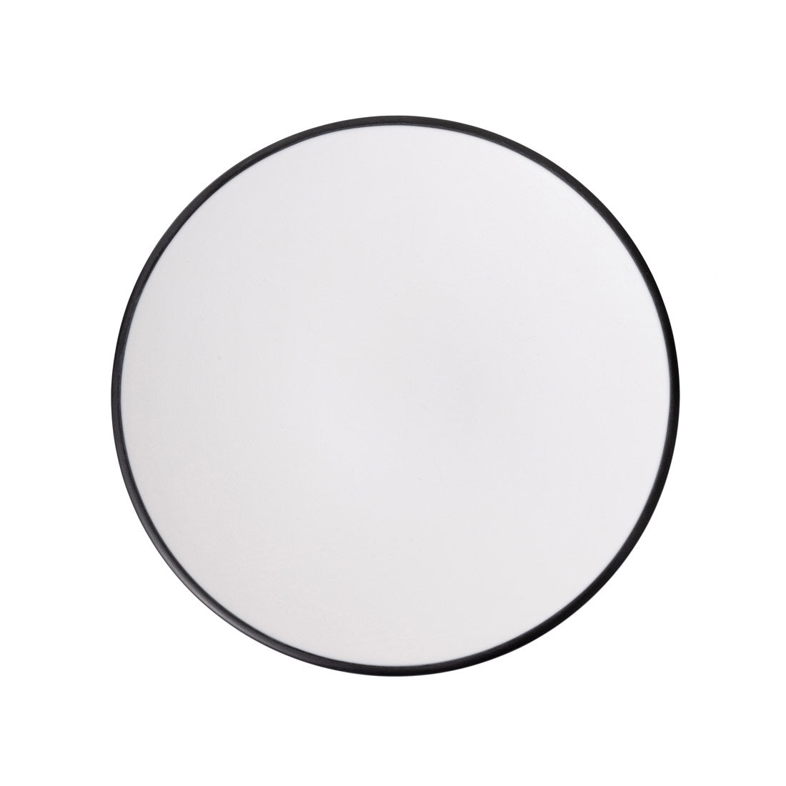 COUCOU Round Coupe Plate 205mm - White & Black