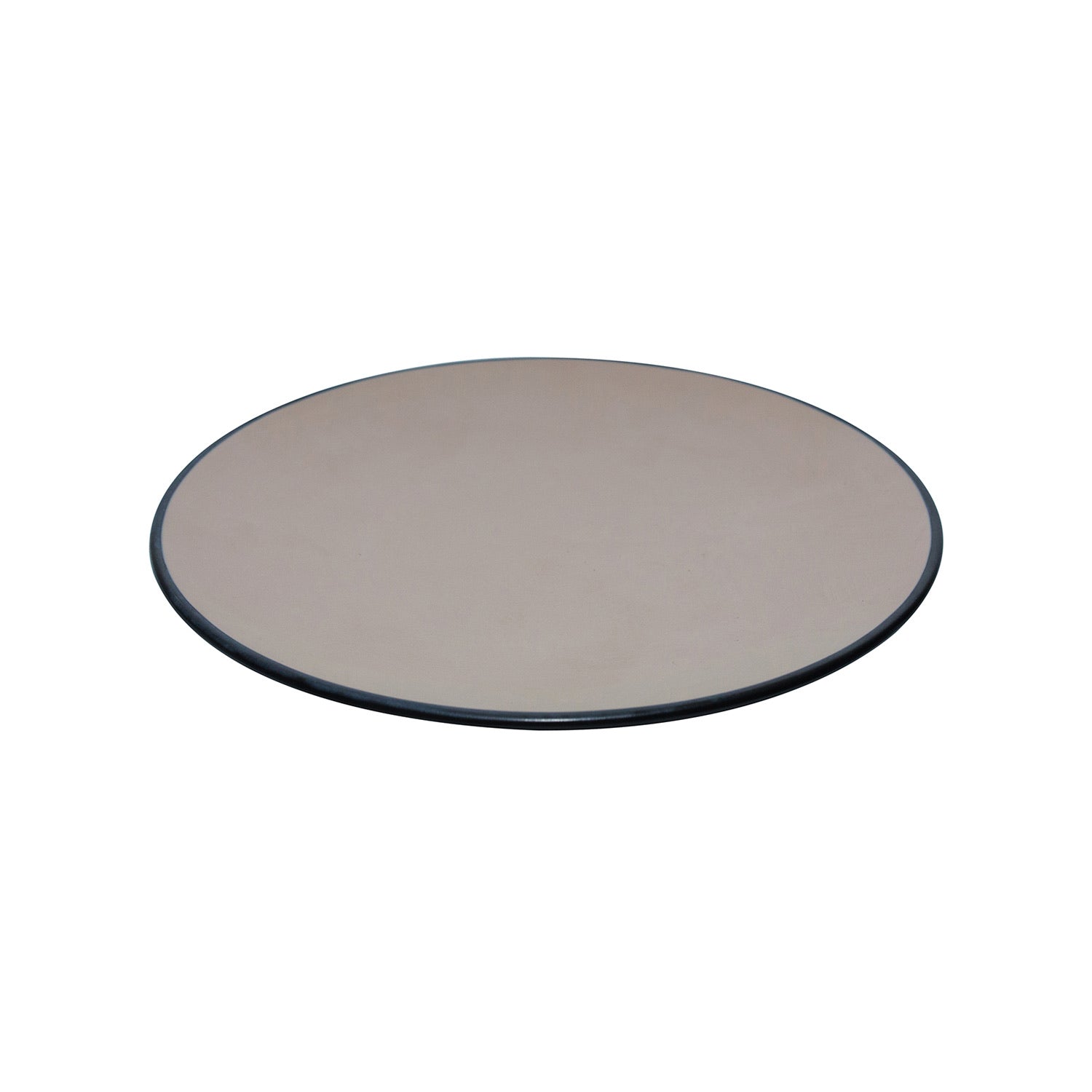 COUCOU Round Coupe Plate 230mm - Beige & Black