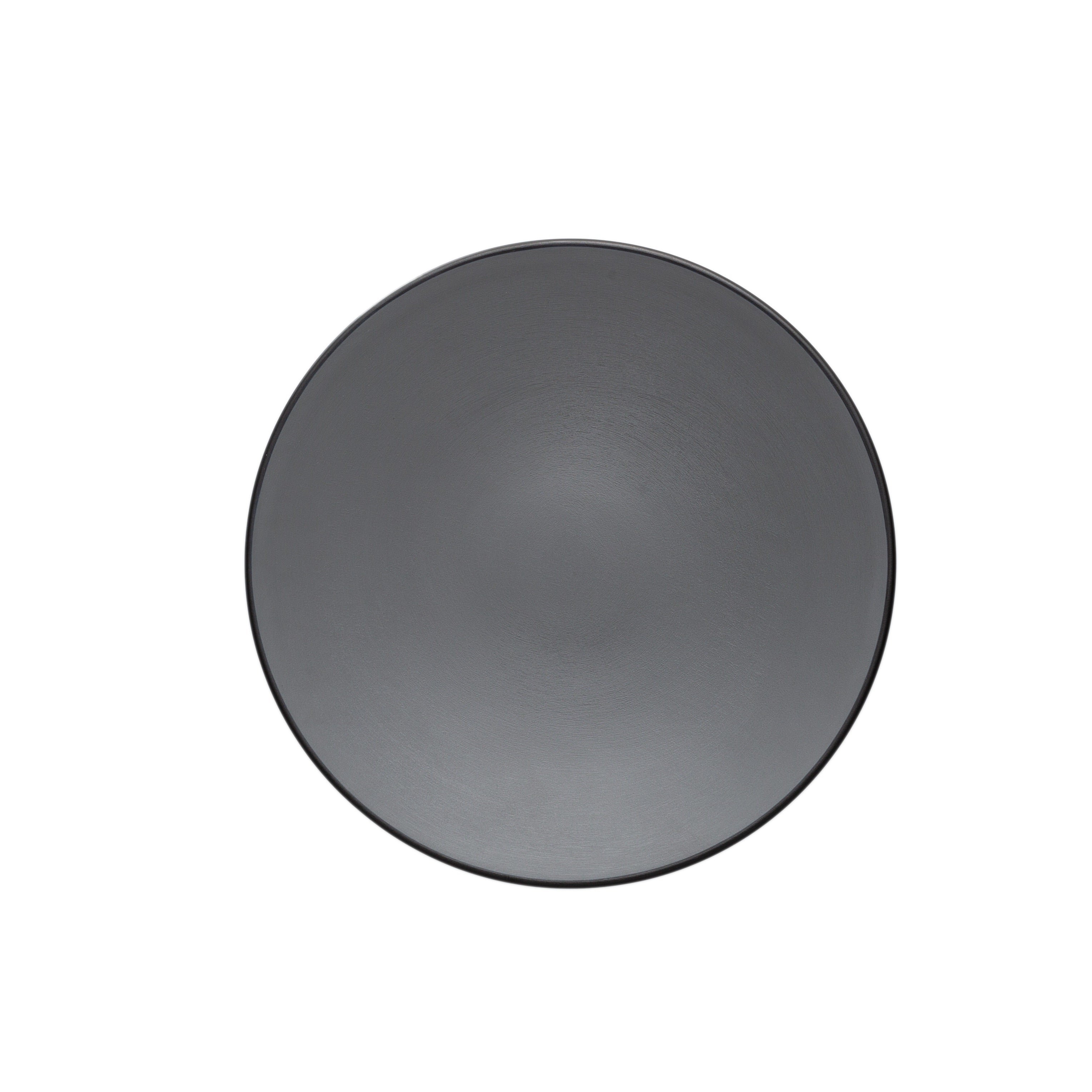 COUCOU Round Coupe Plate 230mm - Grey & Black