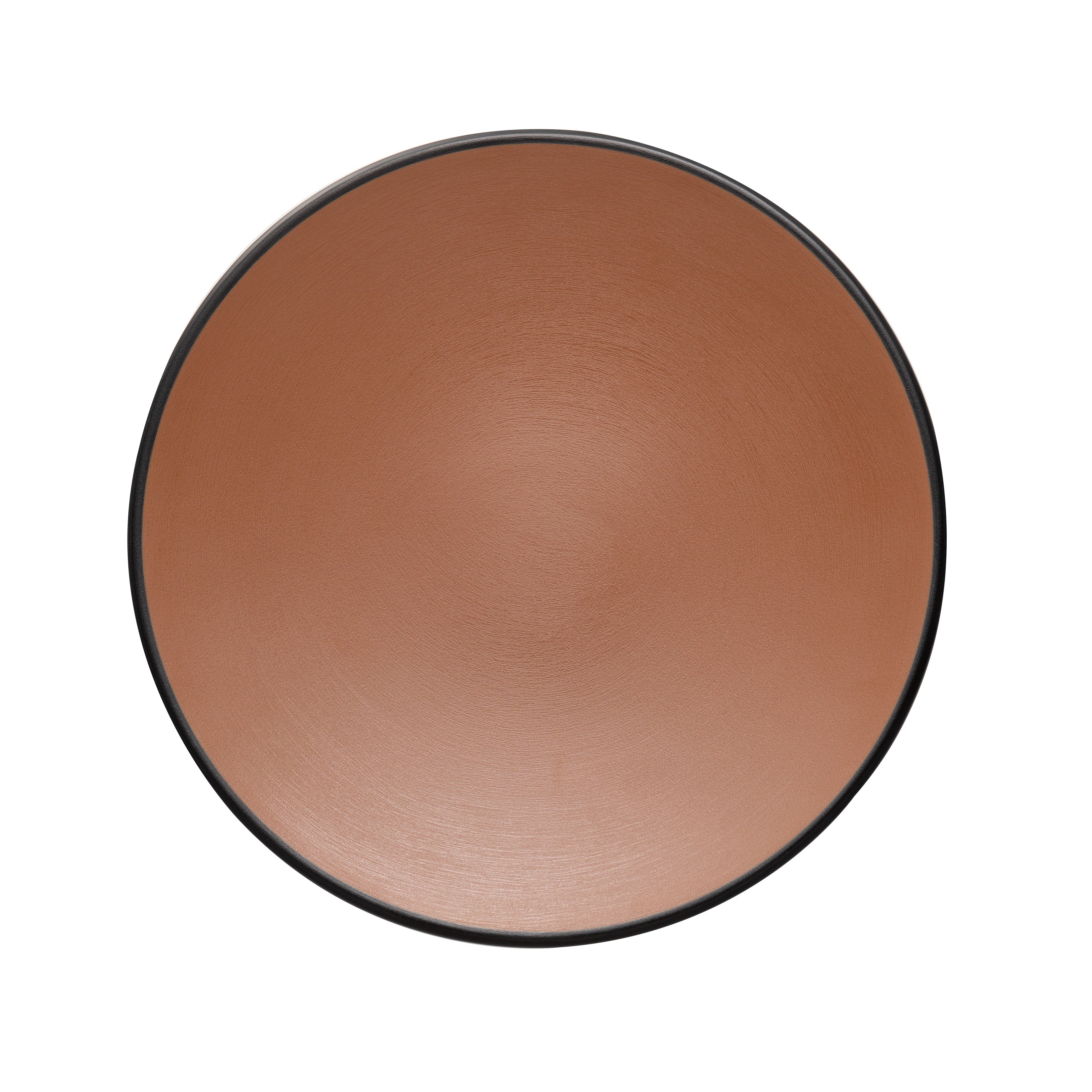 COUCOU Round Coupe Plate 250mm - Brown & Black