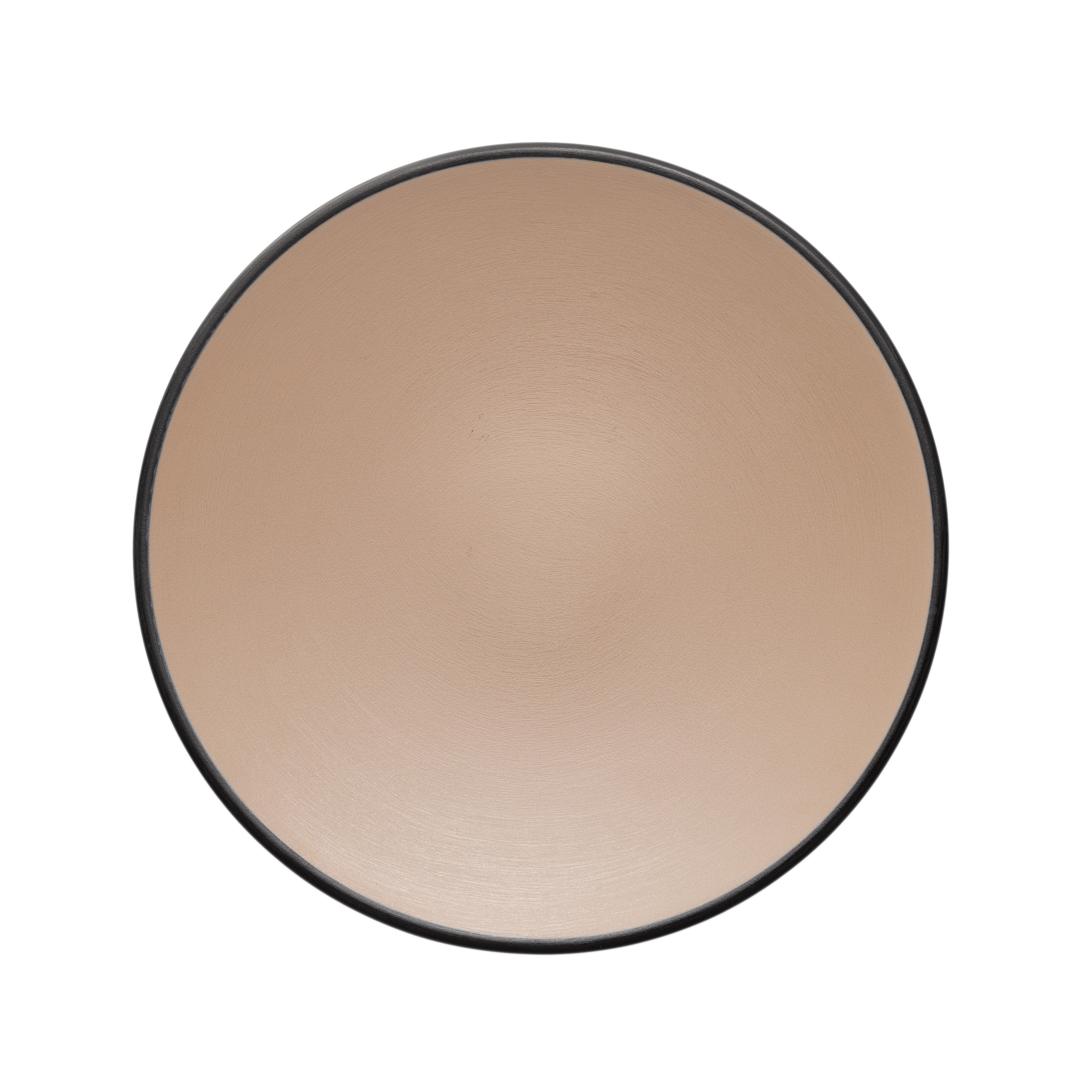 COUCOU Round Coupe Plate 250mm - Beige & Black