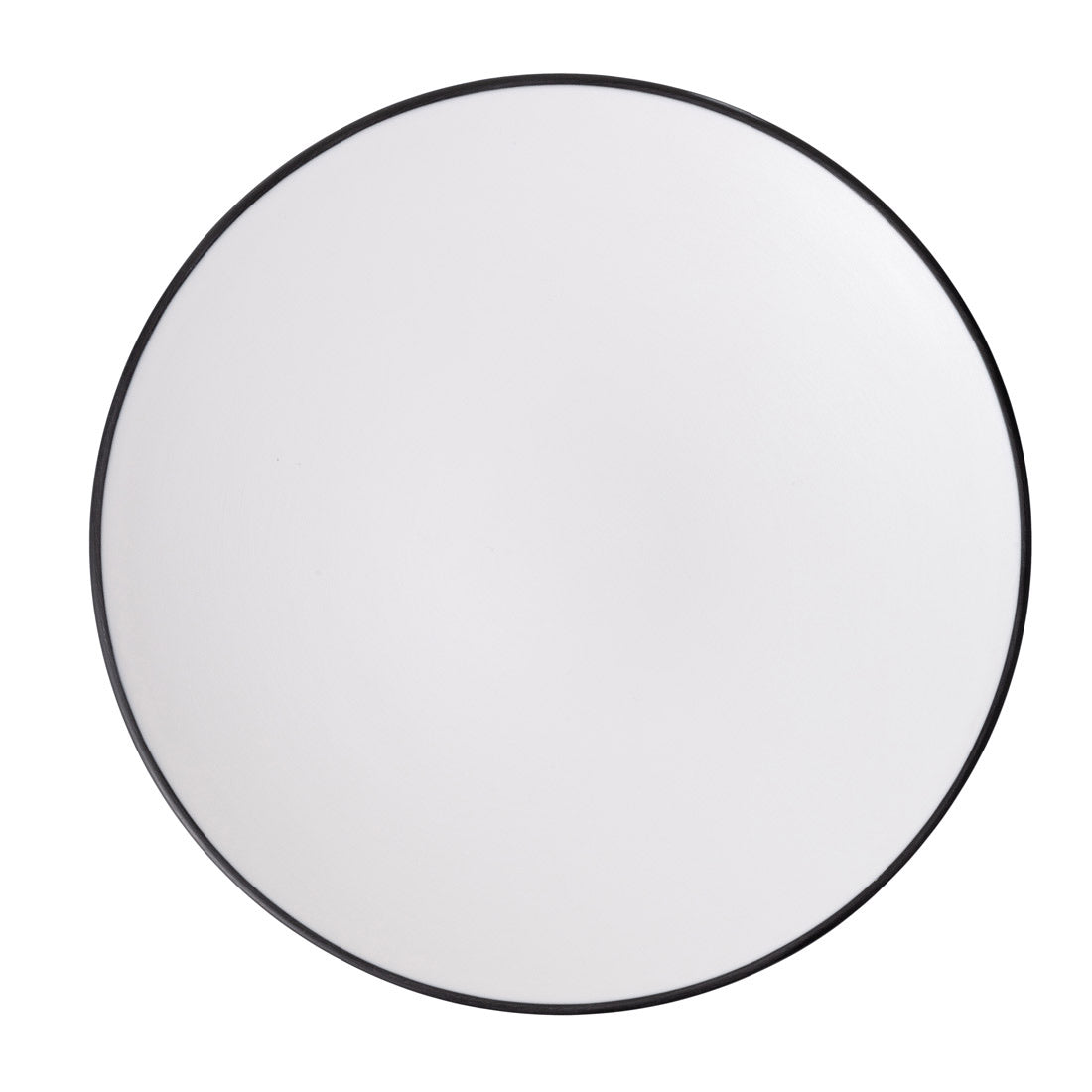 COUCOU Round Coupe Plate 250mm - White & Black