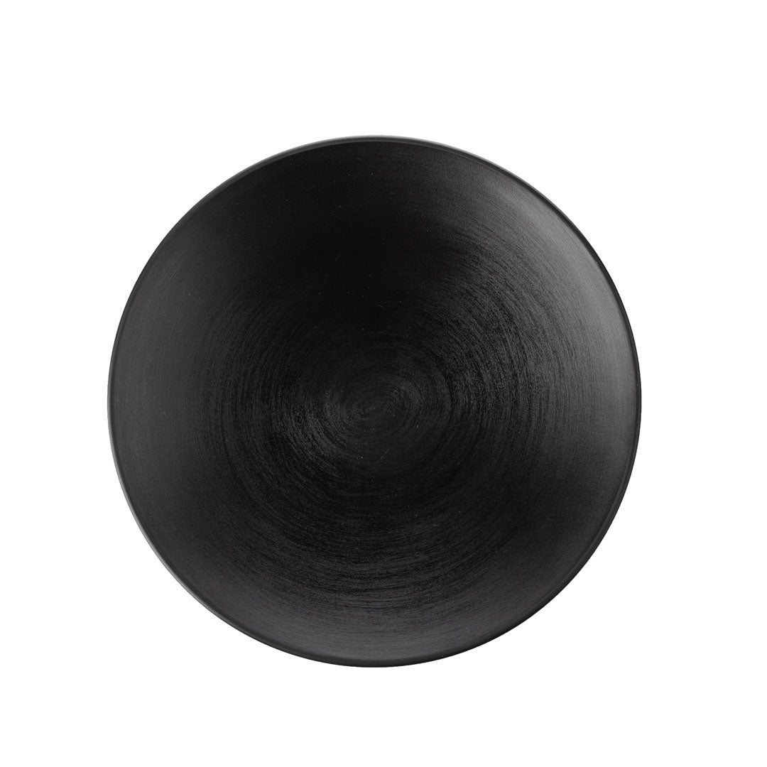 COUCOU Round Coupe Plate 250mm - Black & Black