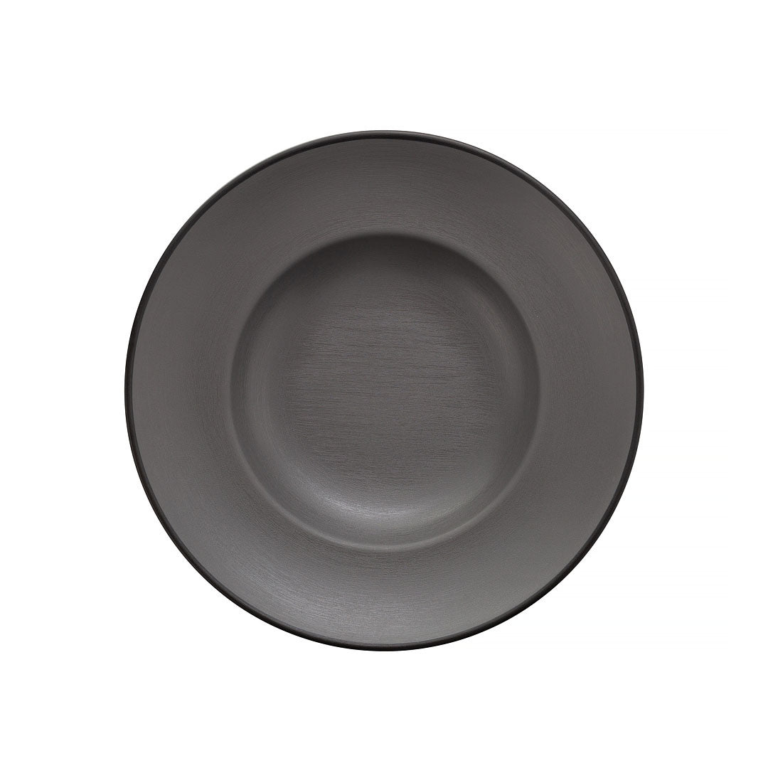 COUCOU Round Pasta/Soup Bowl 260mm - Grey & Black