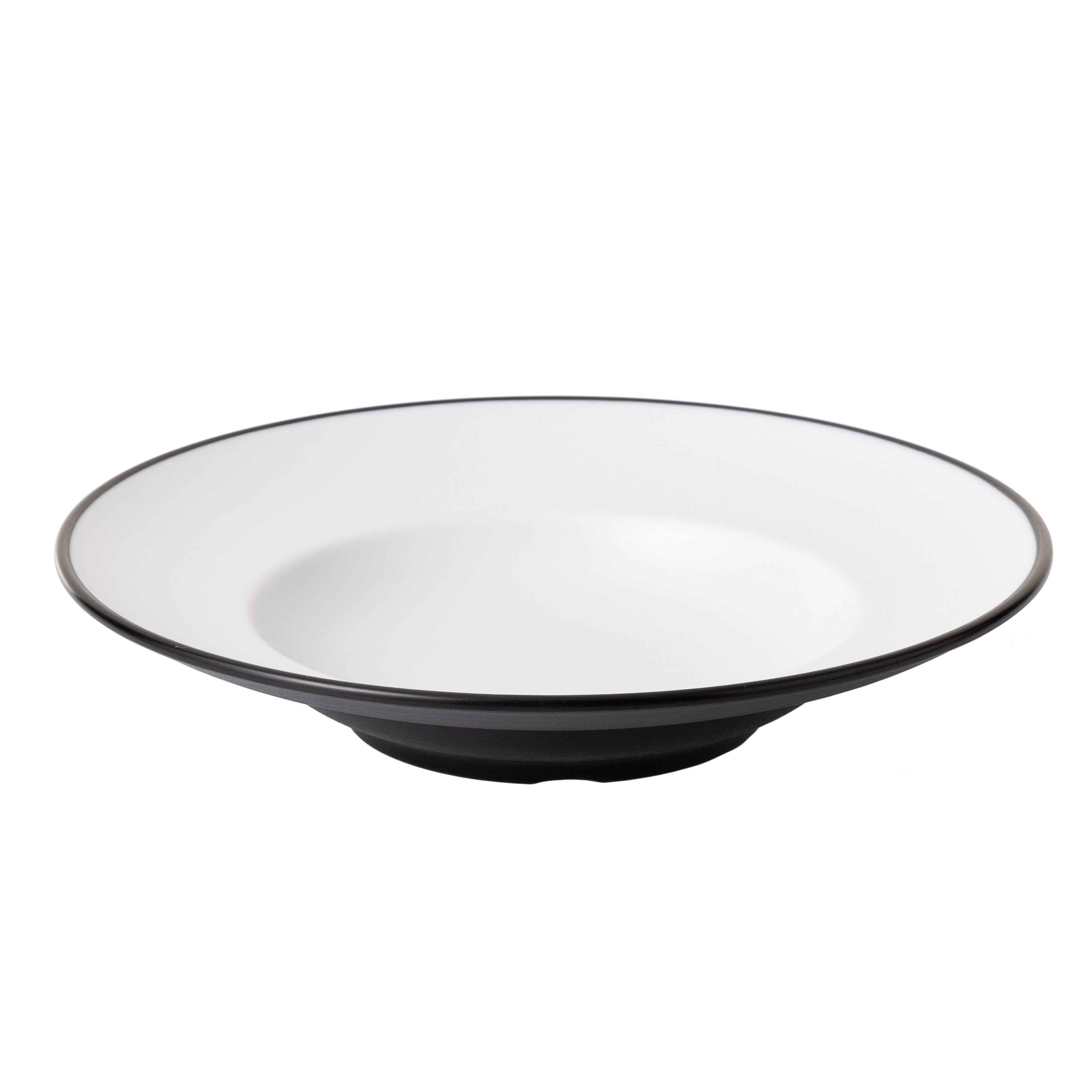COUCOU Round Pasta/Soup Bowl 260mm - White & Black