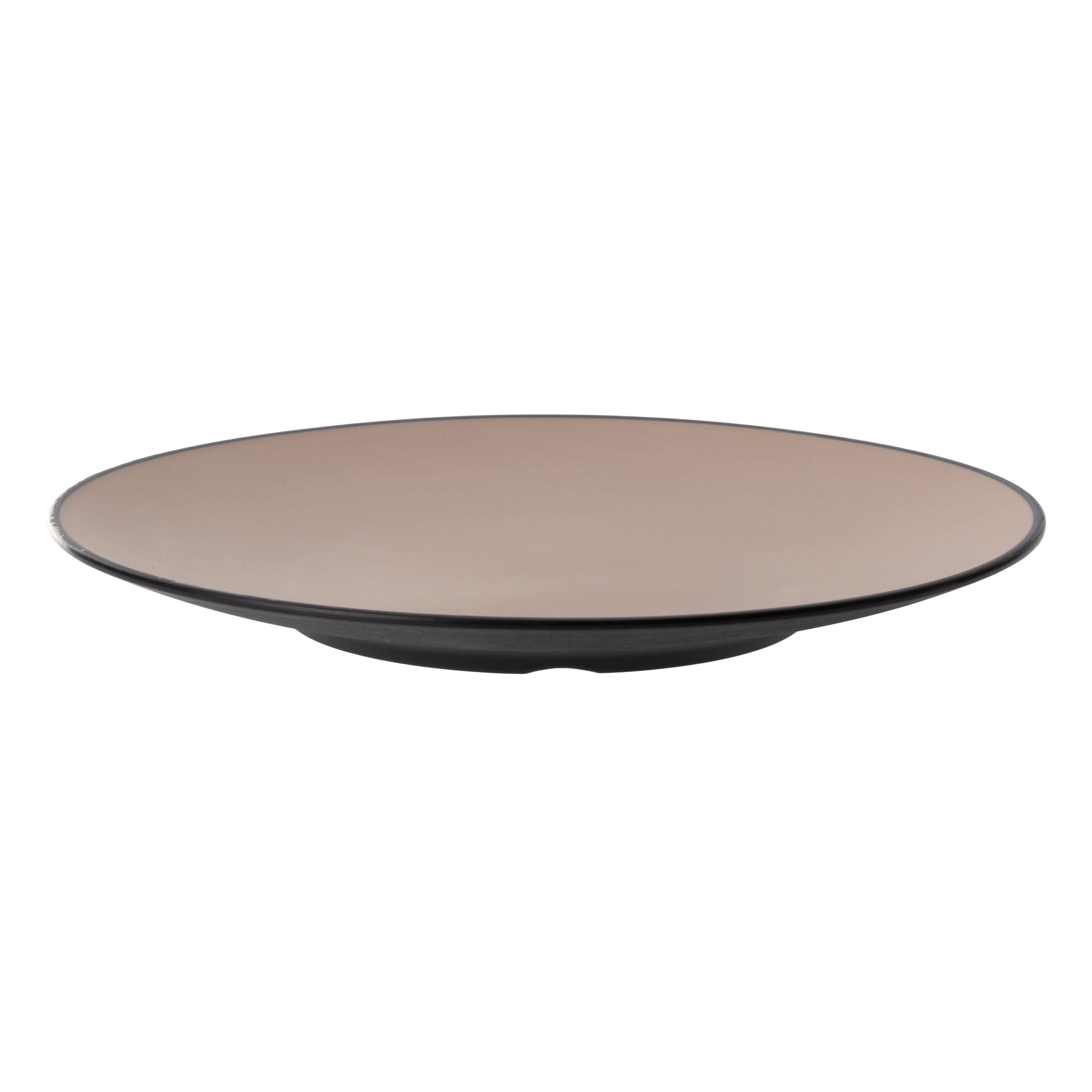 COUCOU Round Coupe Plate 300mm - Beige & Black