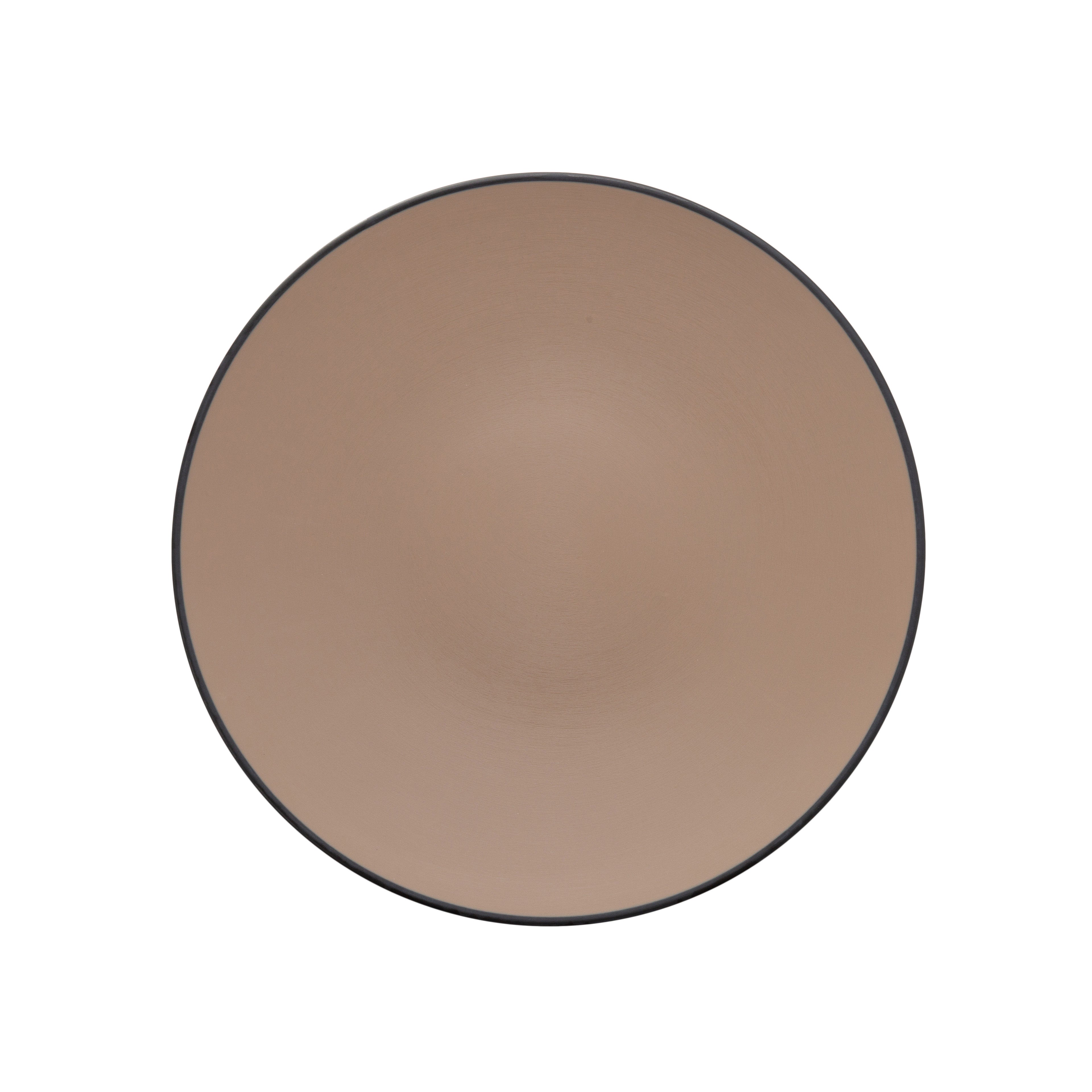 COUCOU Round Coupe Plate 300mm - Beige & Black