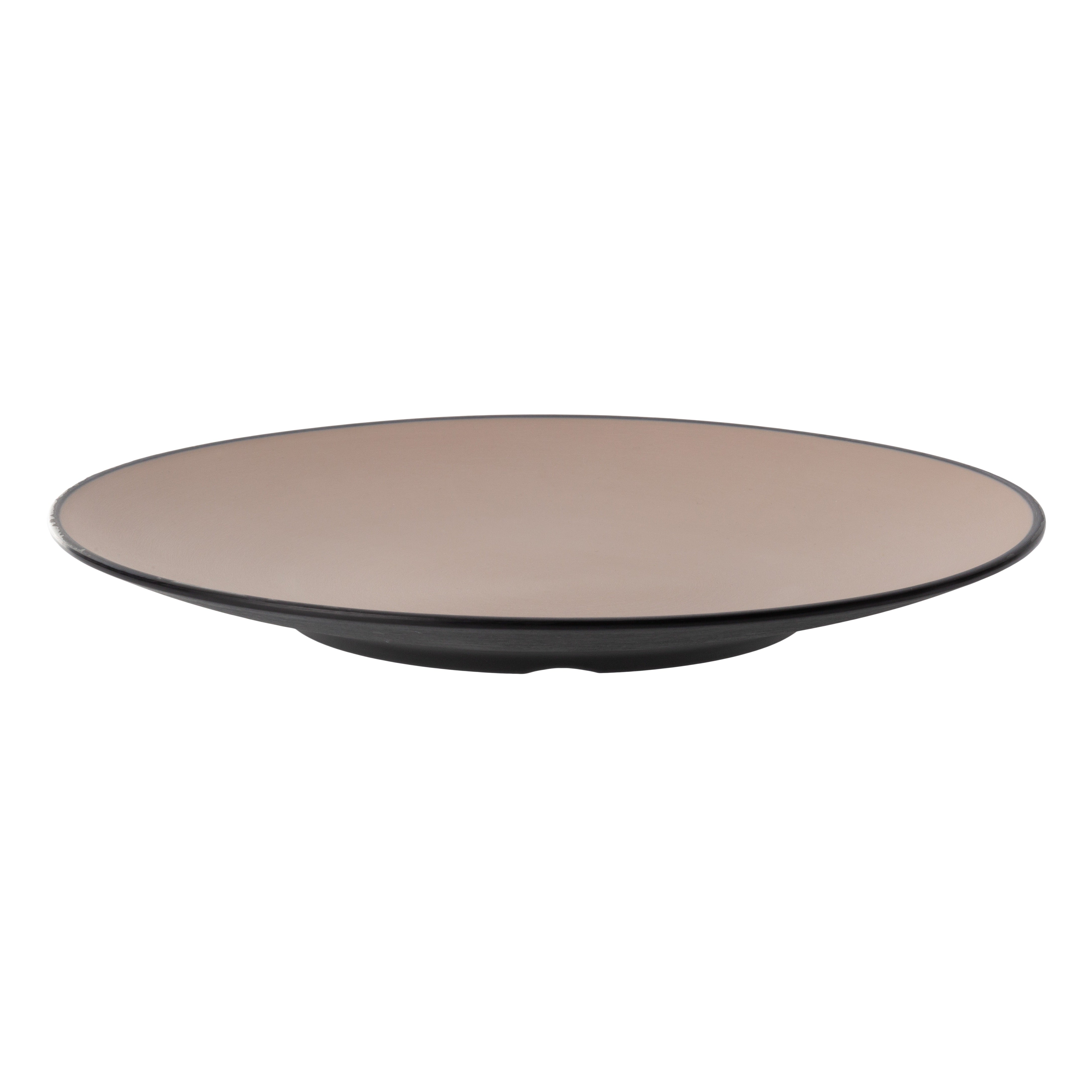 COUCOU Round Coupe Plate 300mm - Beige & Black