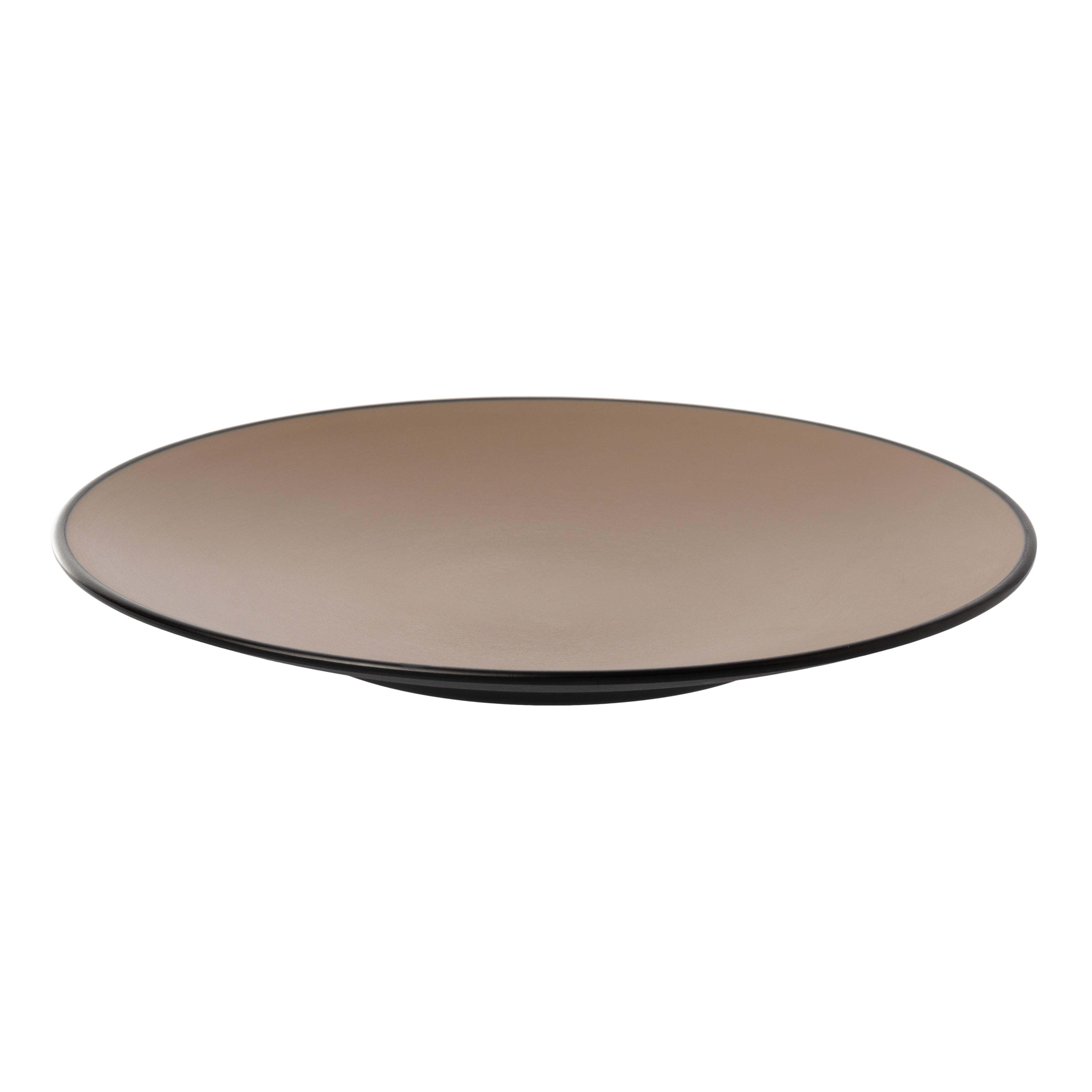 COUCOU Round Coupe Plate 300mm - Beige & Black