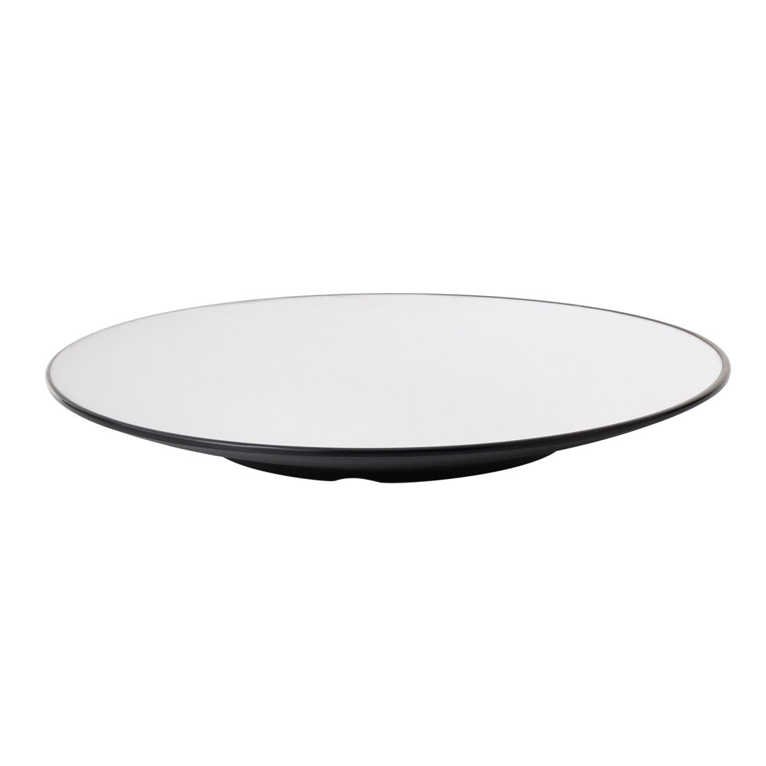 COUCOU Round Coupe Plate 300mm - White & Black