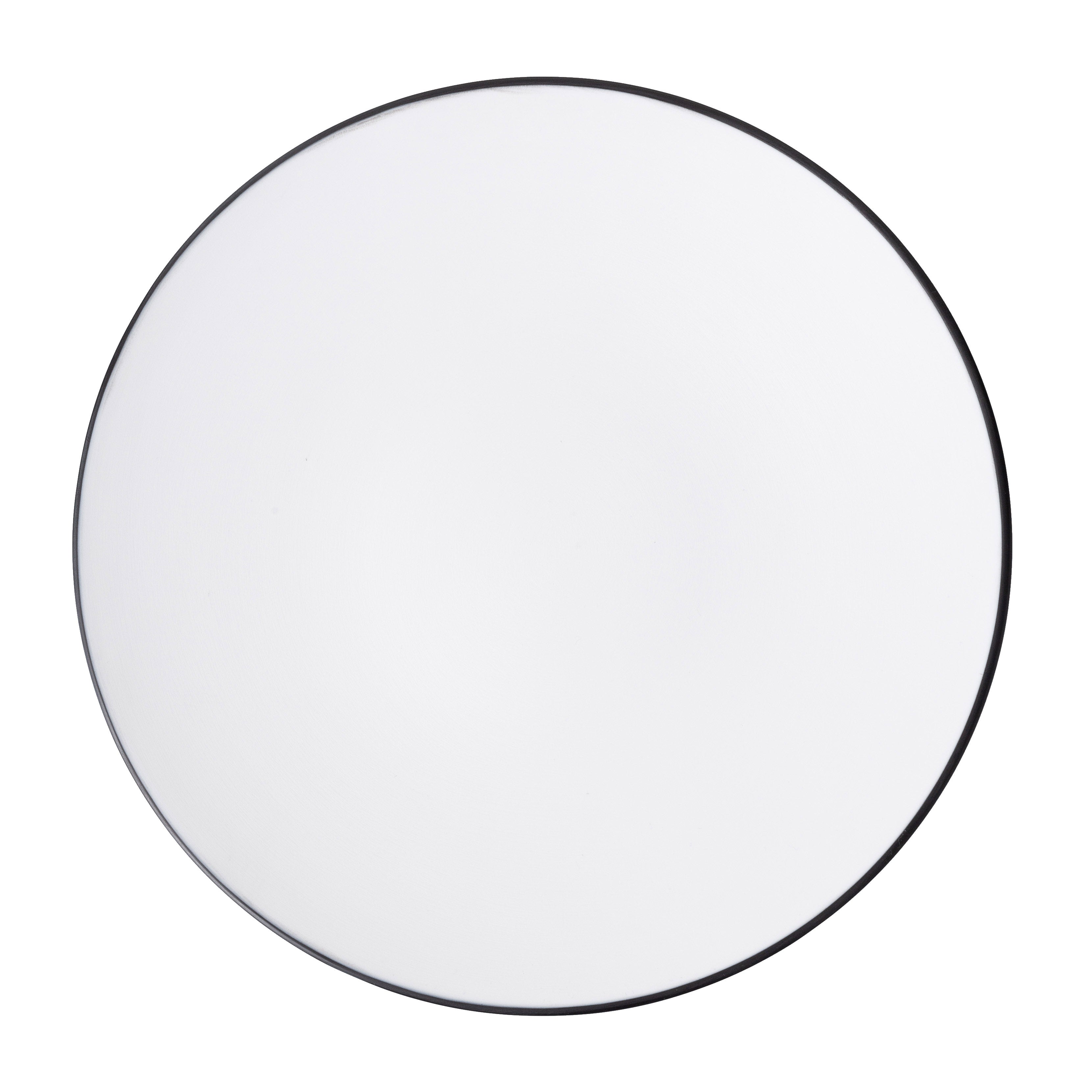 COUCOU Round Coupe Plate 300mm - White & Black