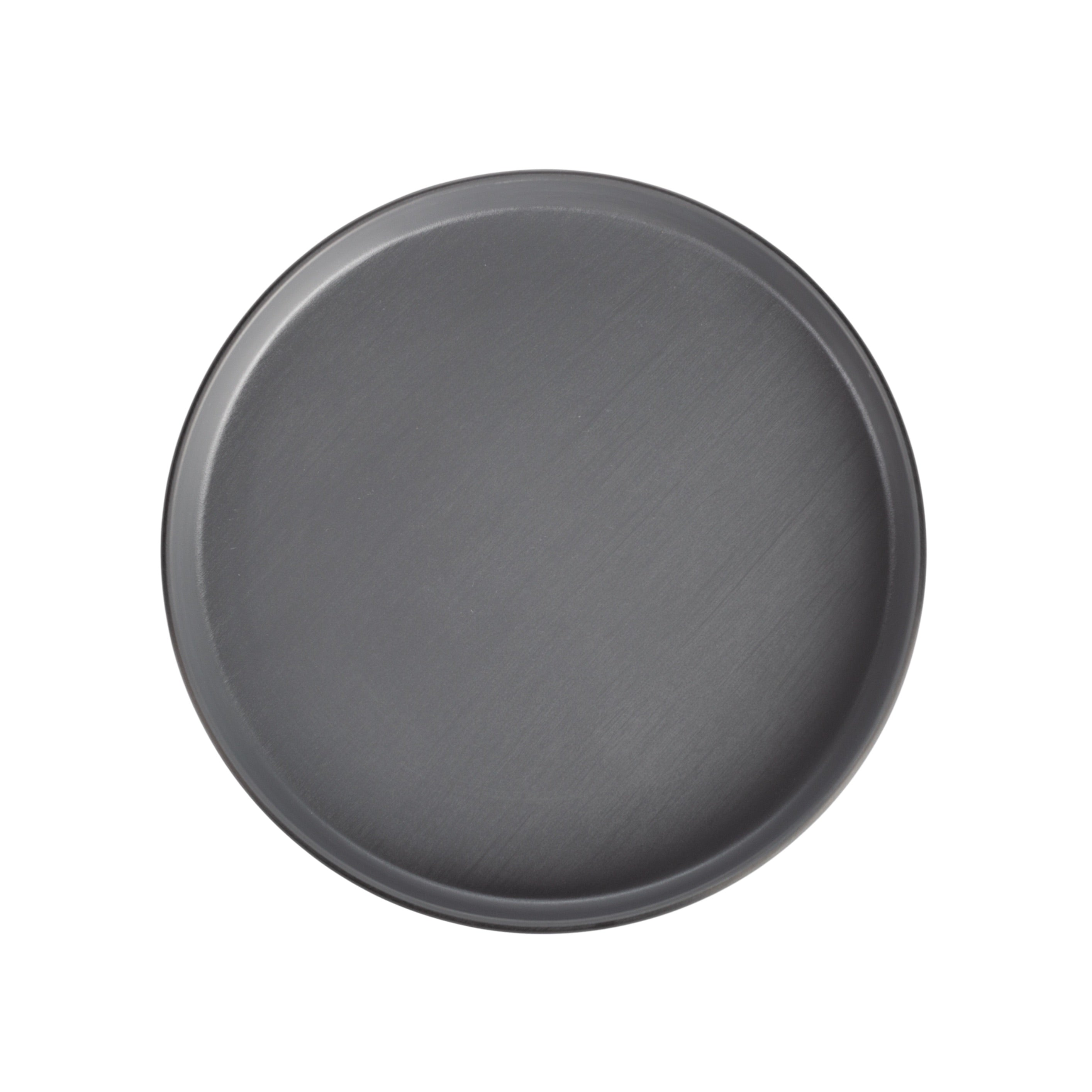 COUCOU Round Stackable Plate 200mm - Grey & Black