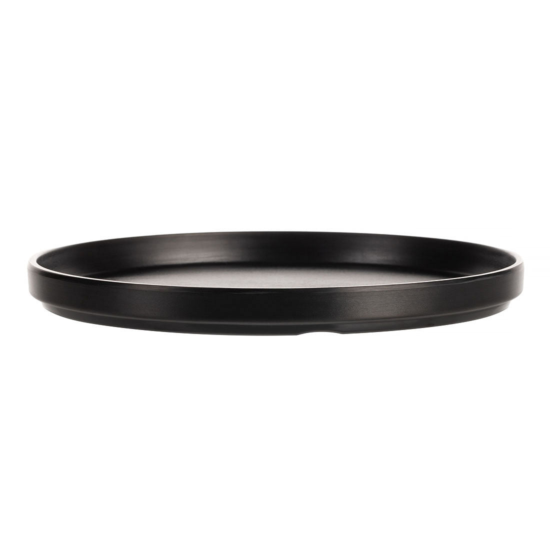 COUCOU Round Stackable Plate 270mm - Black & Black