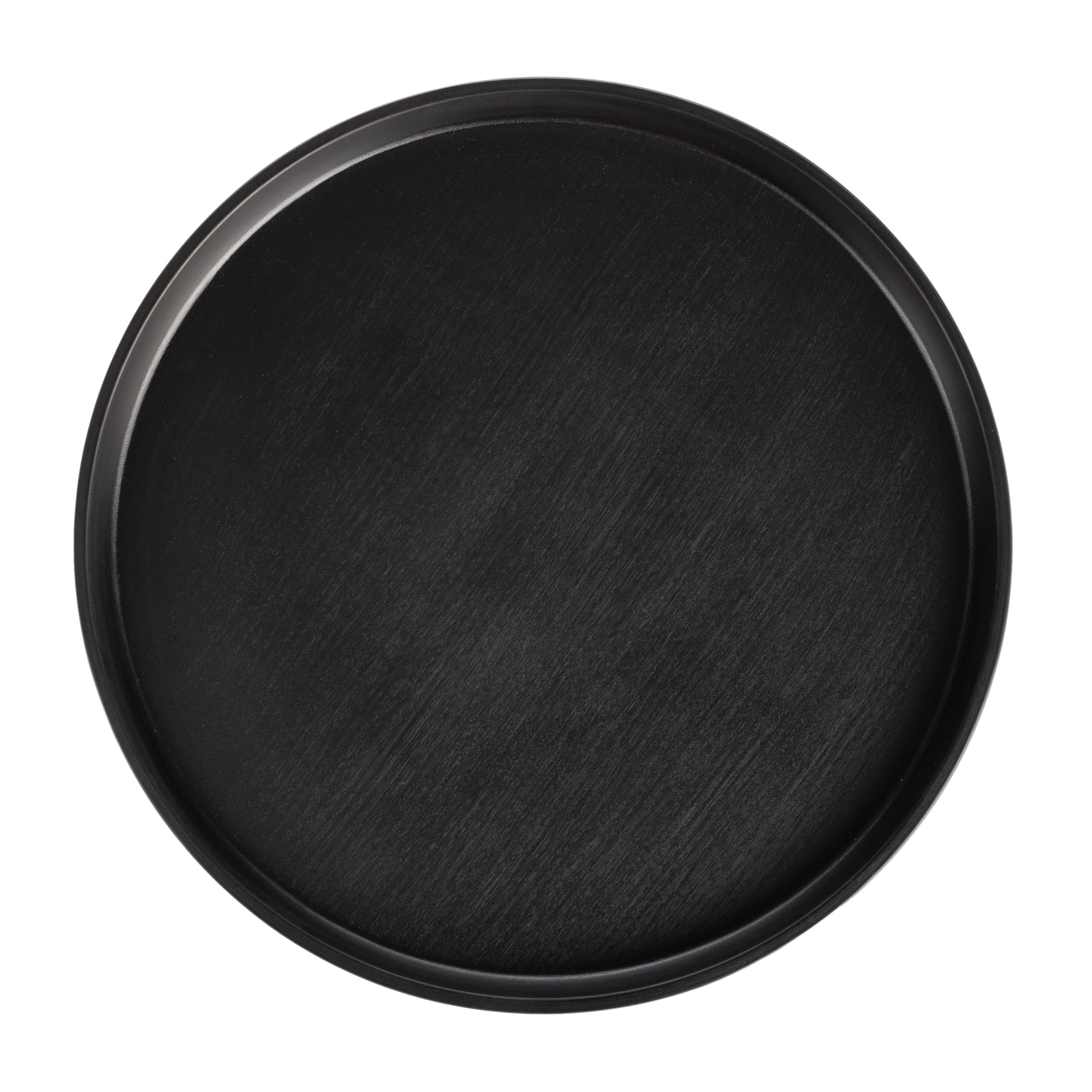 COUCOU Round Stackable Plate 270mm - Black & Black