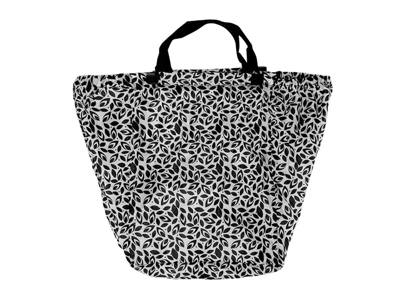 Annabel Trends Shopping Trolley Bag Leaf Black