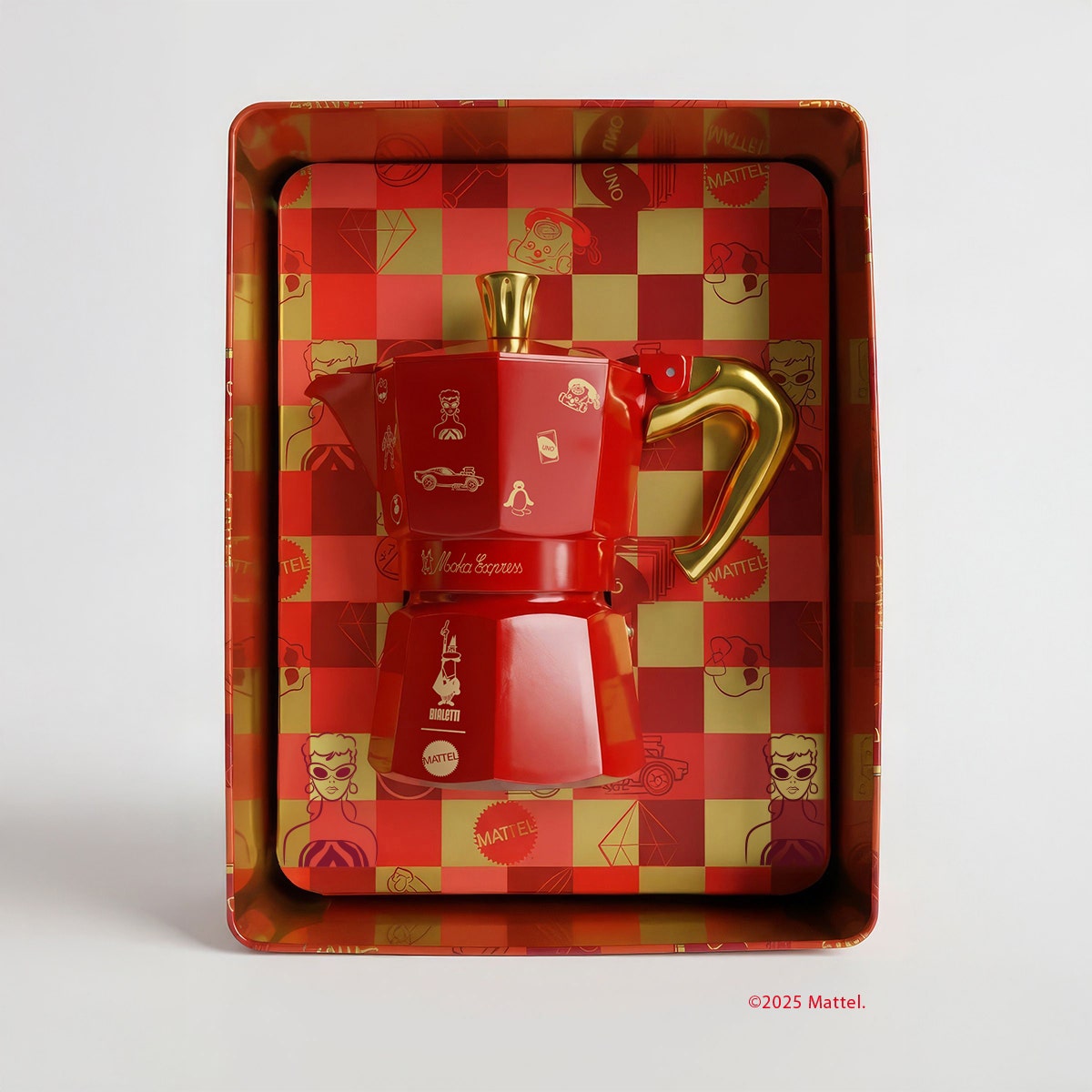 Bialetti Mattel 80th Anniversary Moka Express 3 Cup (130 ml)