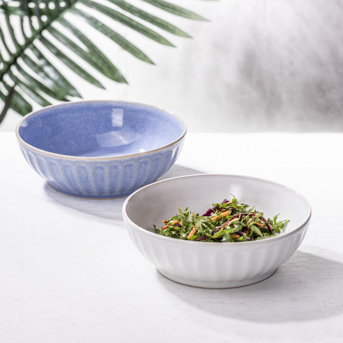 Ladelle Marguerite Powder Blue 25cm Serving Bowl