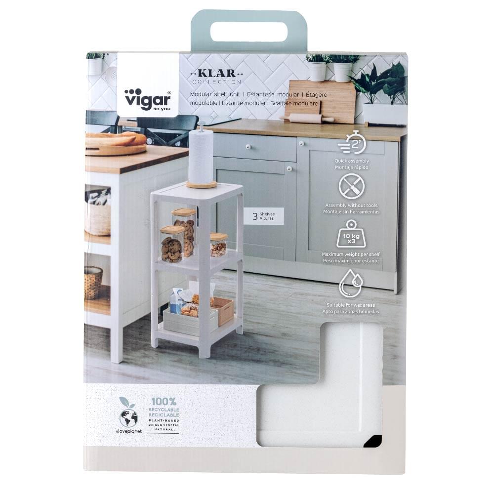 Vigar Klar Rectangular 3 shelves