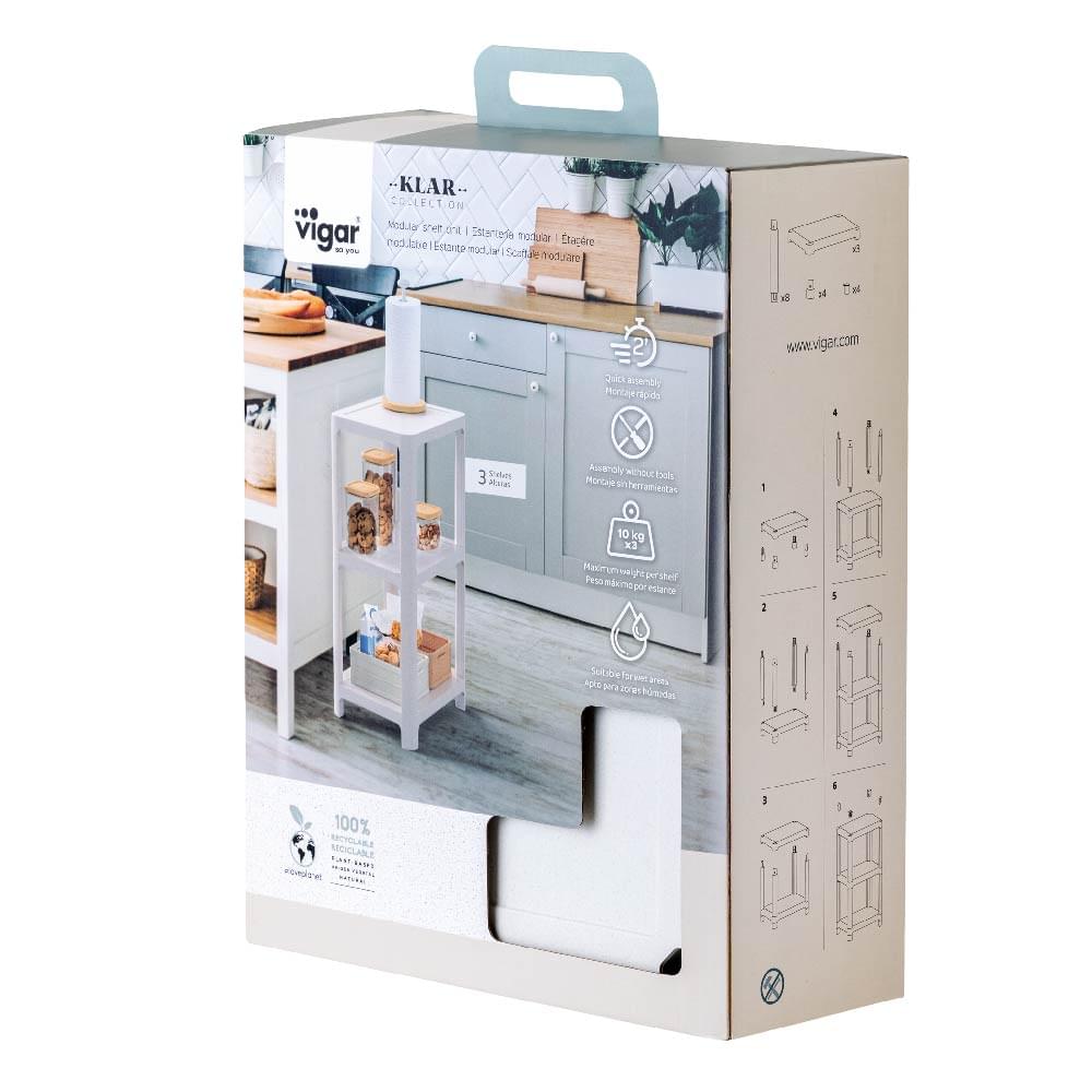 Vigar Klar Rectangular 3 shelves