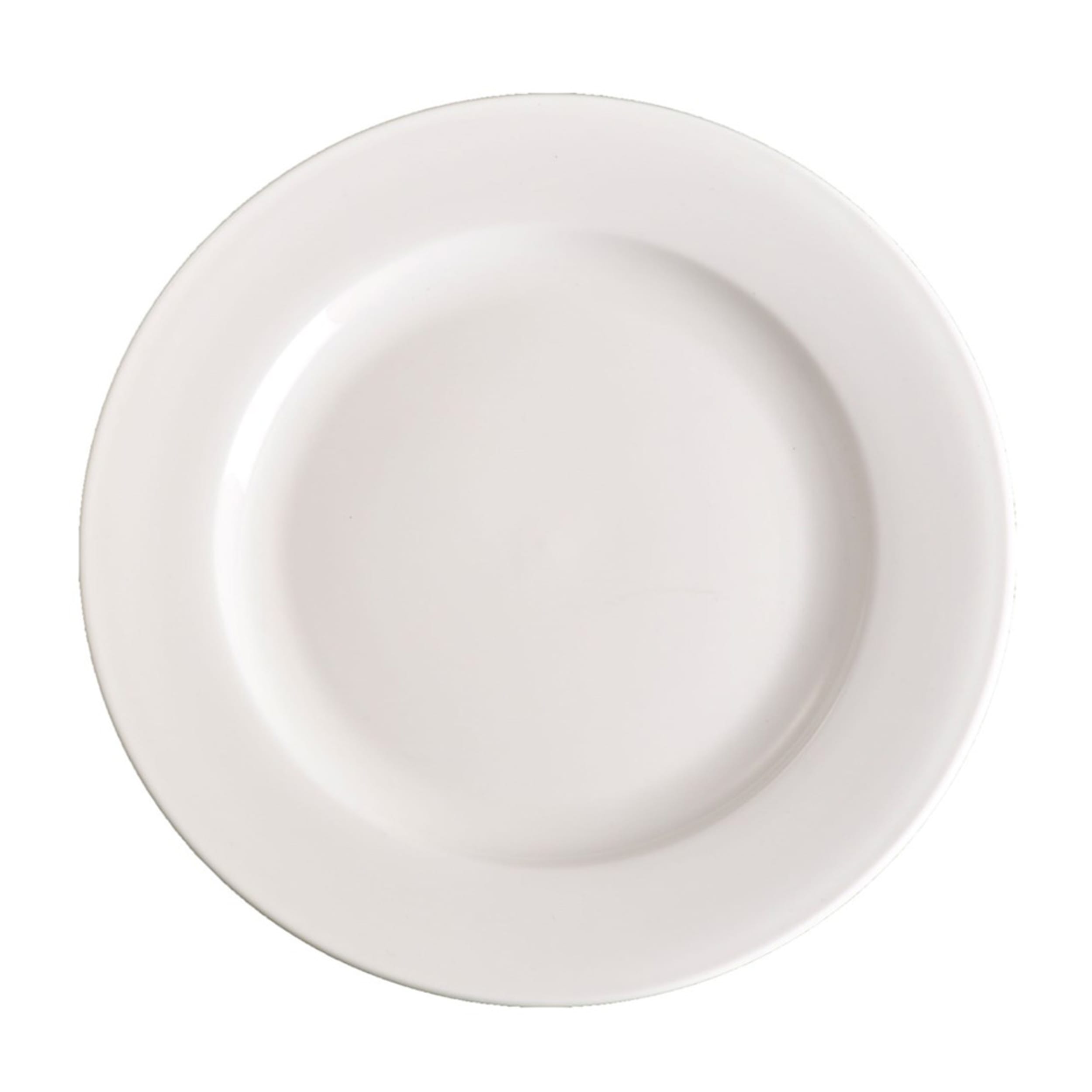 Essentials Collection Basics Round Plate 28cm White