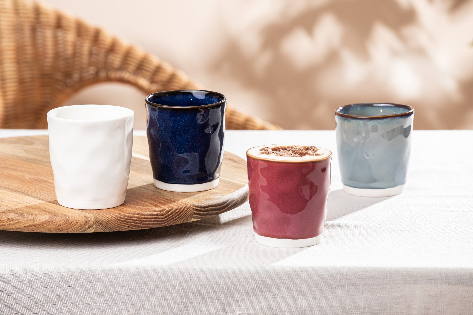 Ladelle Halo Snow 4pk Tumbler