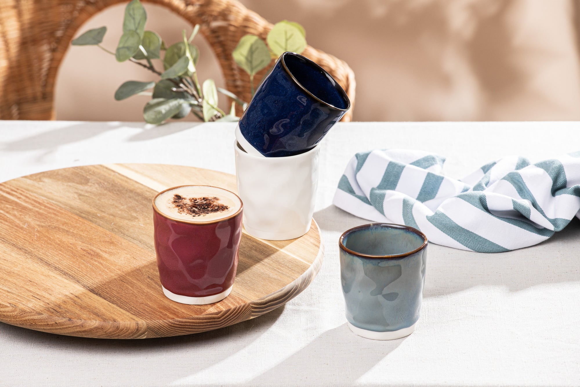 Ladelle Halo Snow 4pk Tumbler