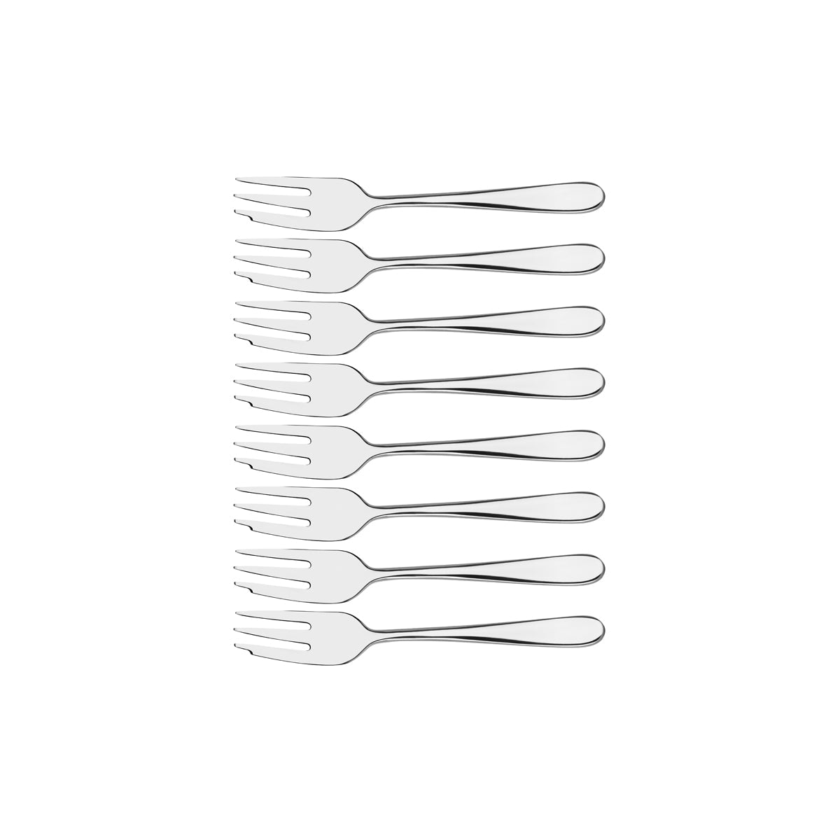 Tablekraft Florence Cake Fork Set 8pc