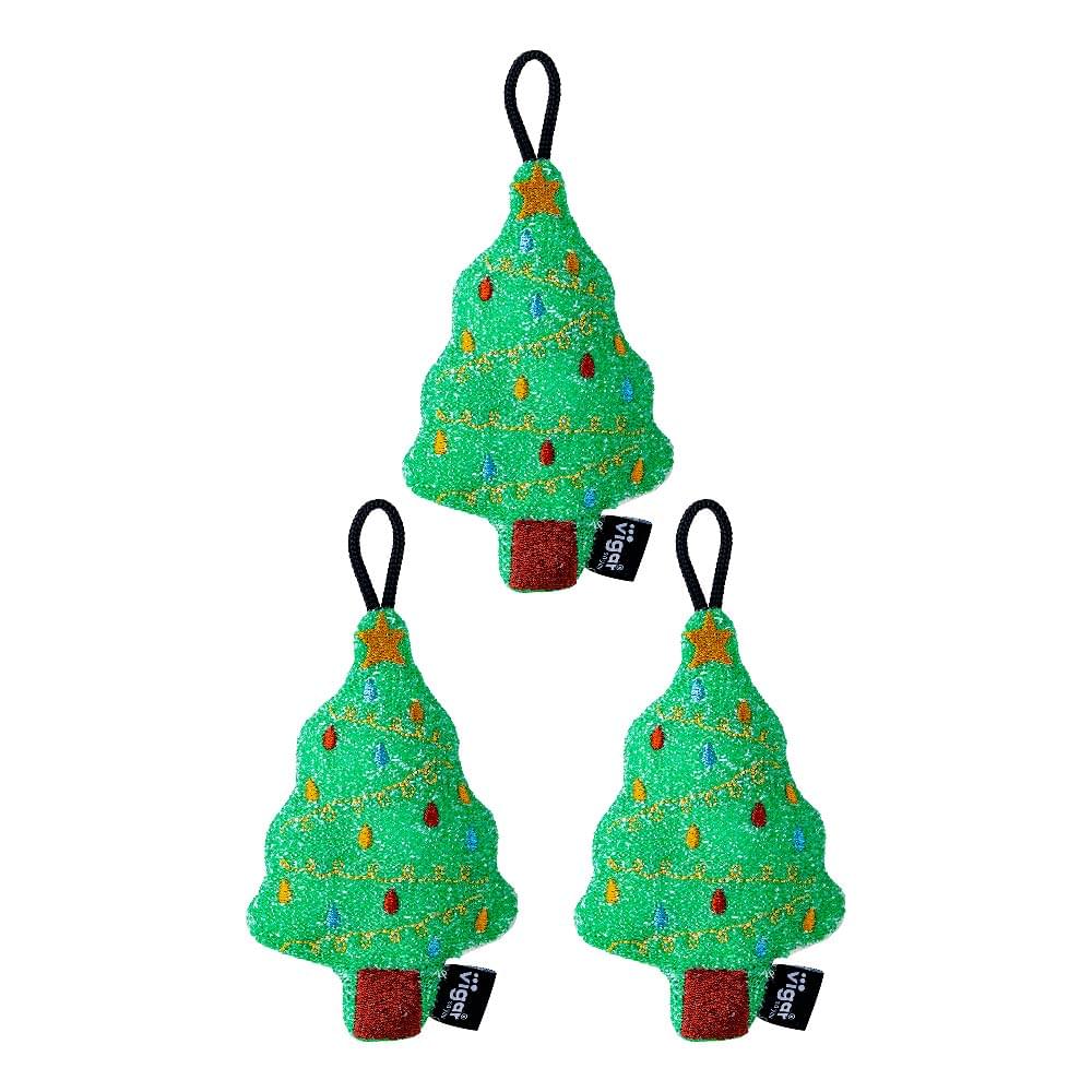 Christmas Tree Scrubber Sponge - 3 pack