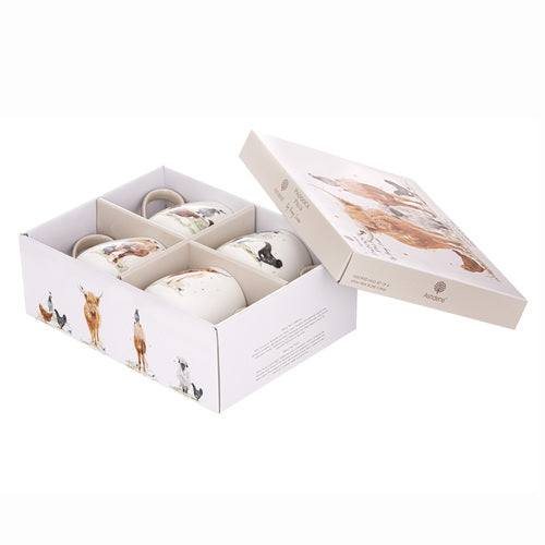 Ashdene Paddock Pals Assorted 4pk Mug