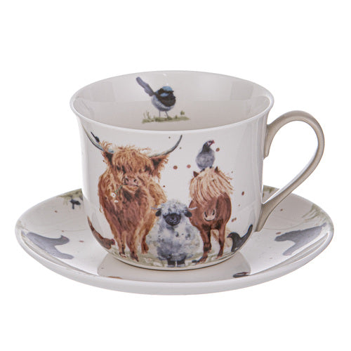 Ashdene Paddock Pals Cup & Saucer
