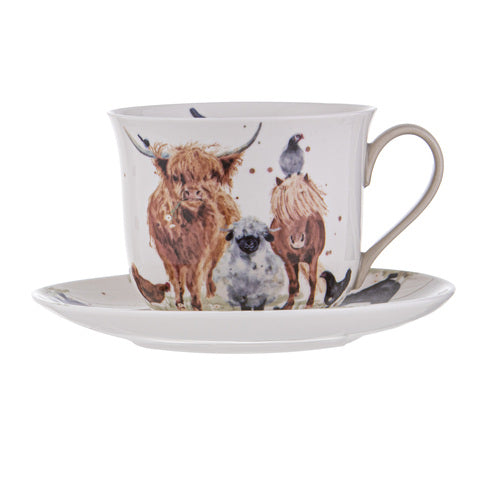 Ashdene Paddock Pals Cup & Saucer