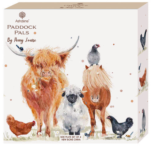 Ashdene Paddock Pals Side Plate Set Of 4