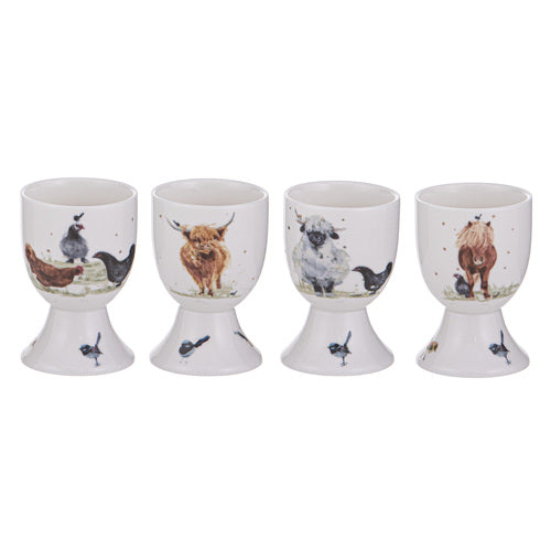 Ashdene Paddock Pals Set of 4 Assorted Egg Cup