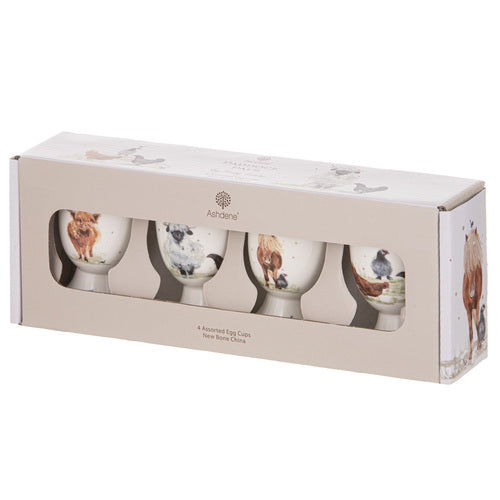 Ashdene Paddock Pals Set of 4 Assorted Egg Cup