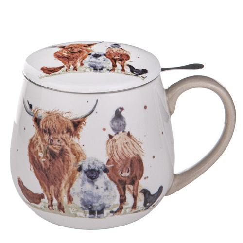 Ashdene Paddock Pals Mug 3 Piece Infuser