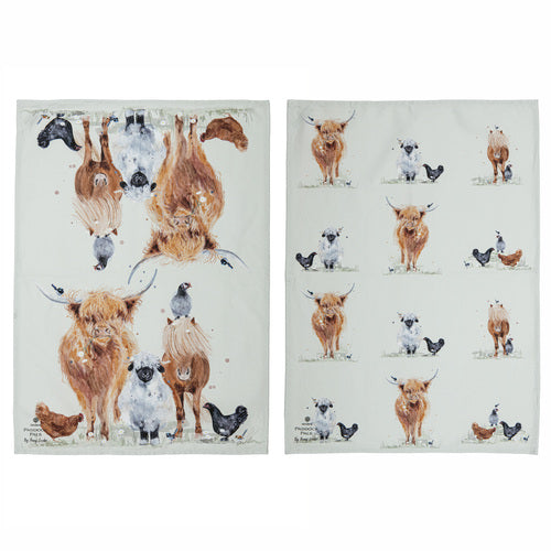Ashdene Paddock Pals 2pk Kitchen Towel