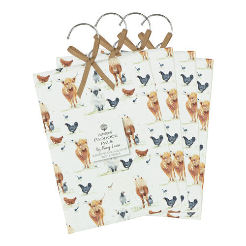 Ashdene Paddock Pals 4pk Birch & Vanilla 60g Hang Sachet