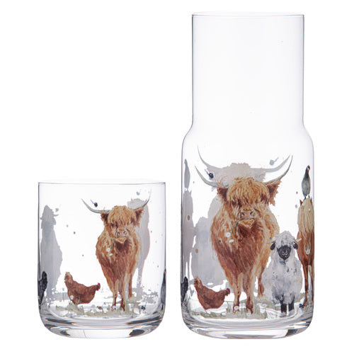 Ashdene Paddock Pals Carafe & Glass Set