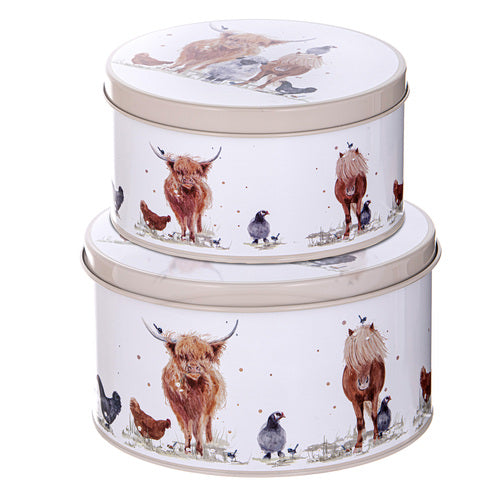 Ashdene Paddock Pals 2pk Cake Tin
