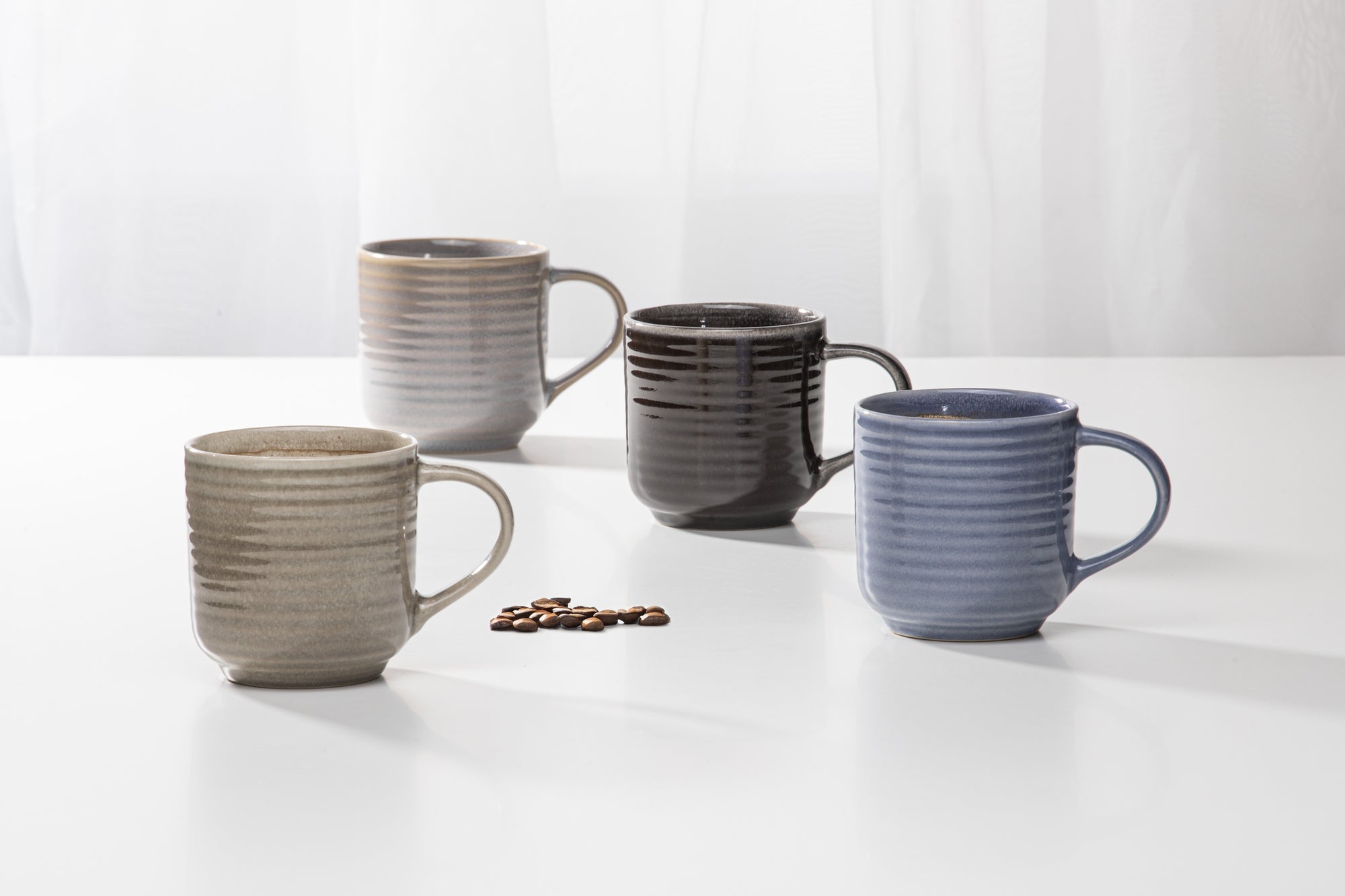 Ladelle Melange Latte 4pk Mug