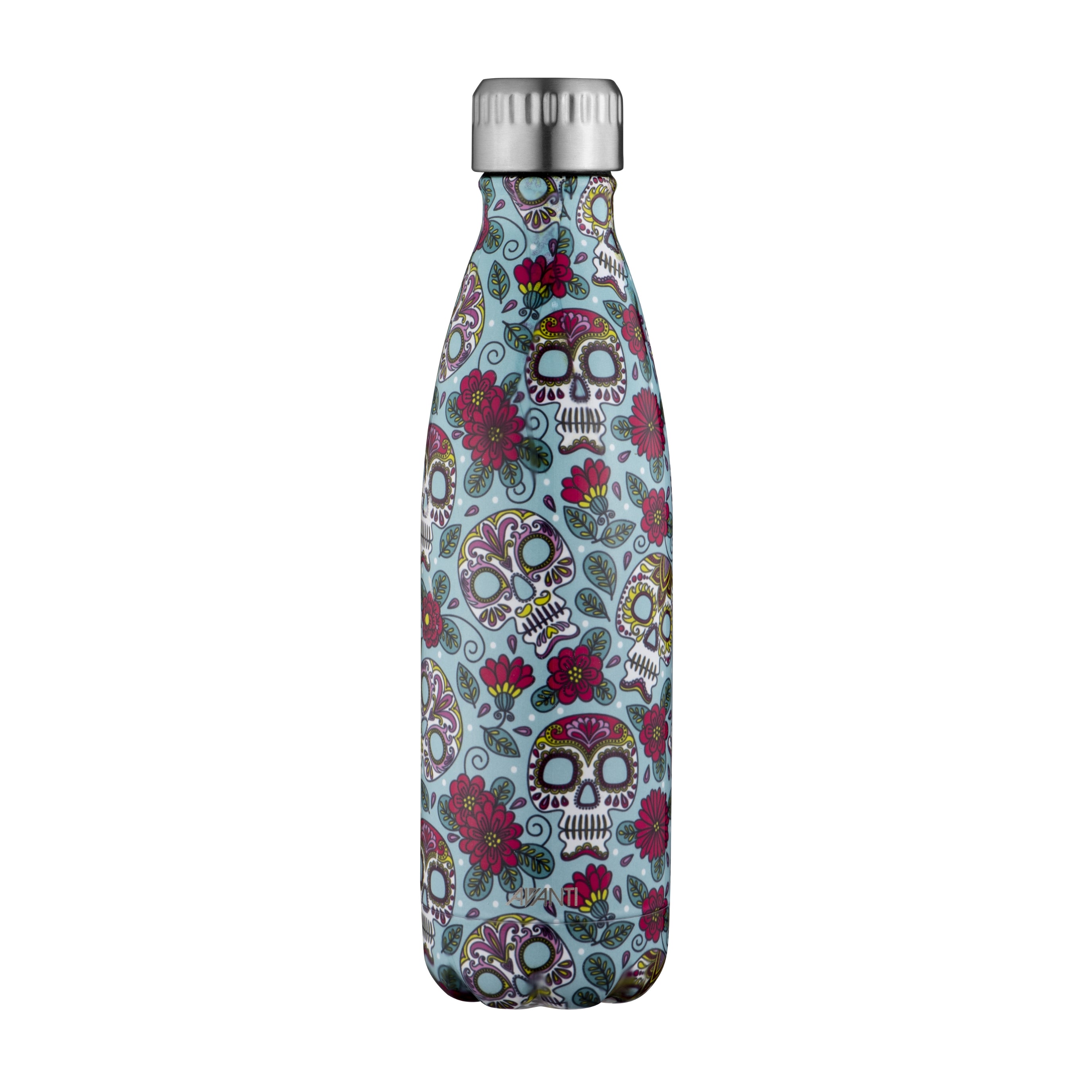 Avanti Fluid Bottle 500ml Mexican Skulls