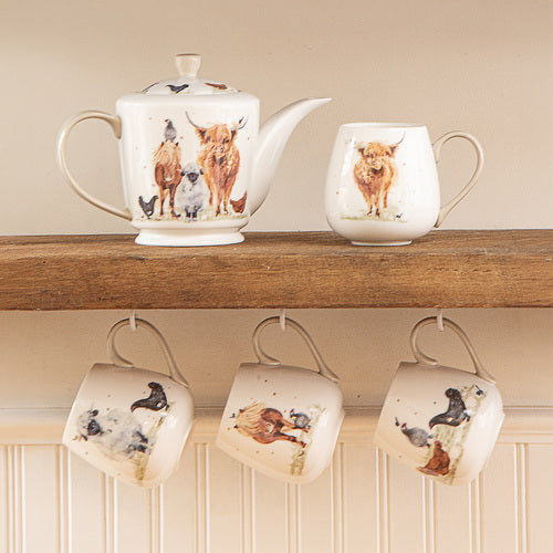 Ashdene Paddock Pals Assorted 4pk Mug